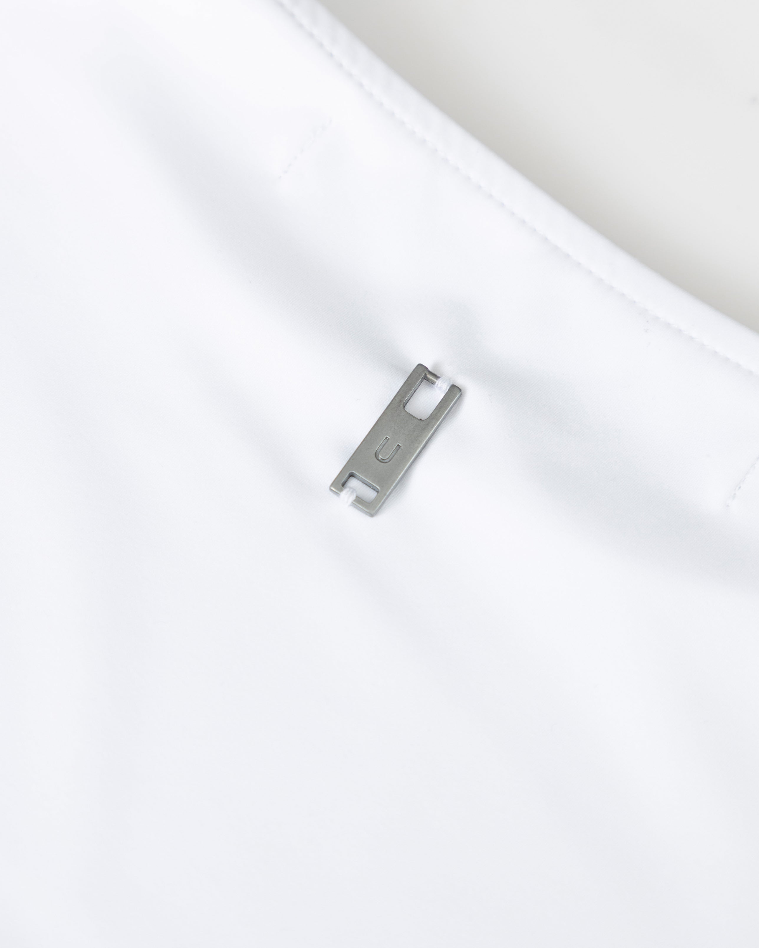 Line Basic Long Sleeve Cropped Tshirt White