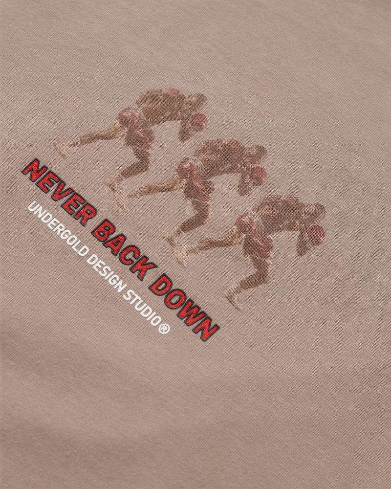 Dreamers "Never Back Down" T-shirt Brown