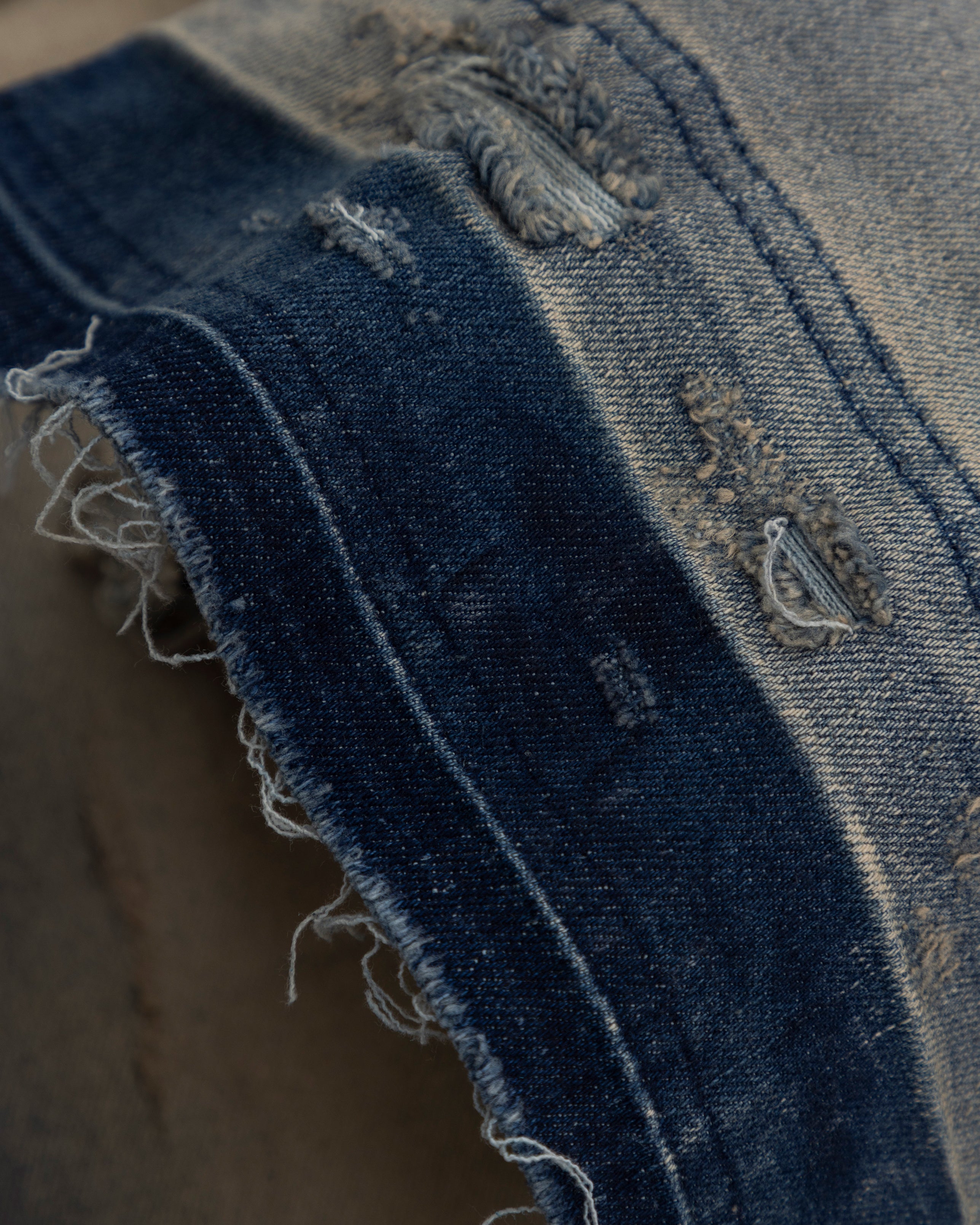 Act 1 UG Star Ripped Flare Jean Light Blue