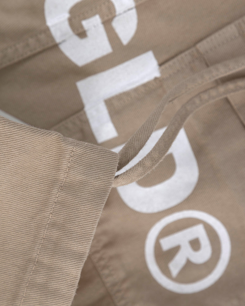 Basics UNDGLD Wide Cargo Pants Cream