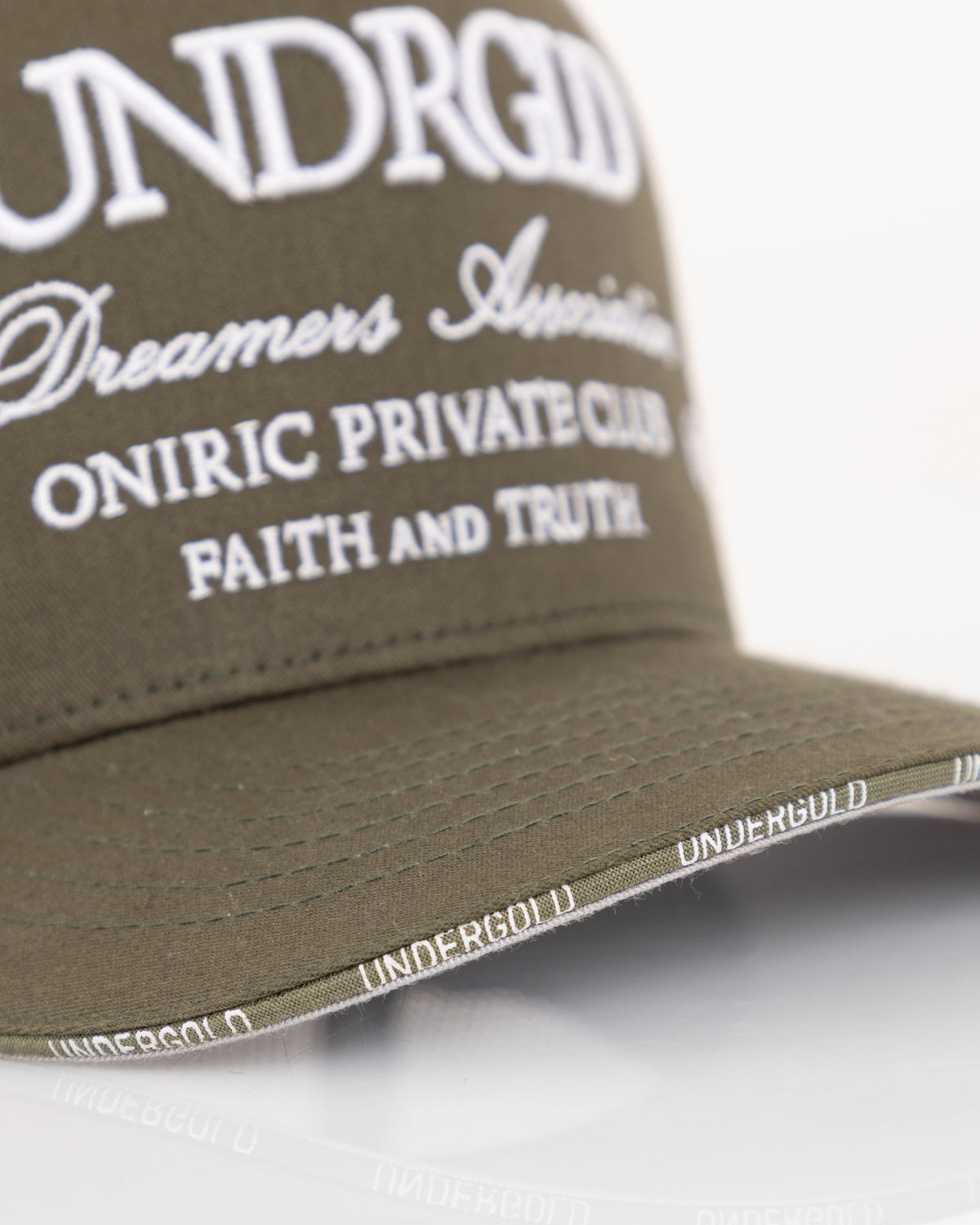 Basics UNDRGLD Trucker Cap Khaki Green