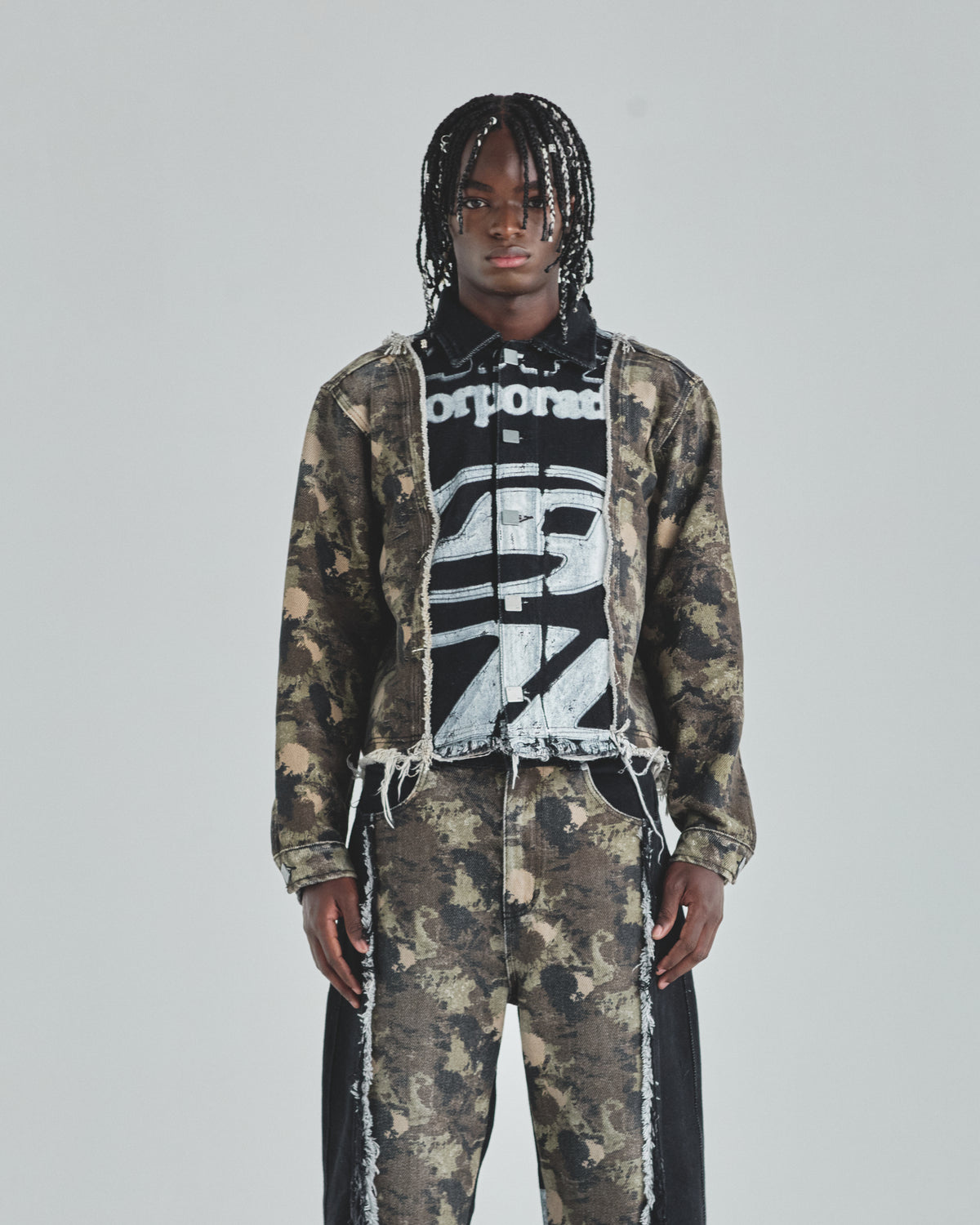 Act 1 Racer Double Jacket Dark Cammo
