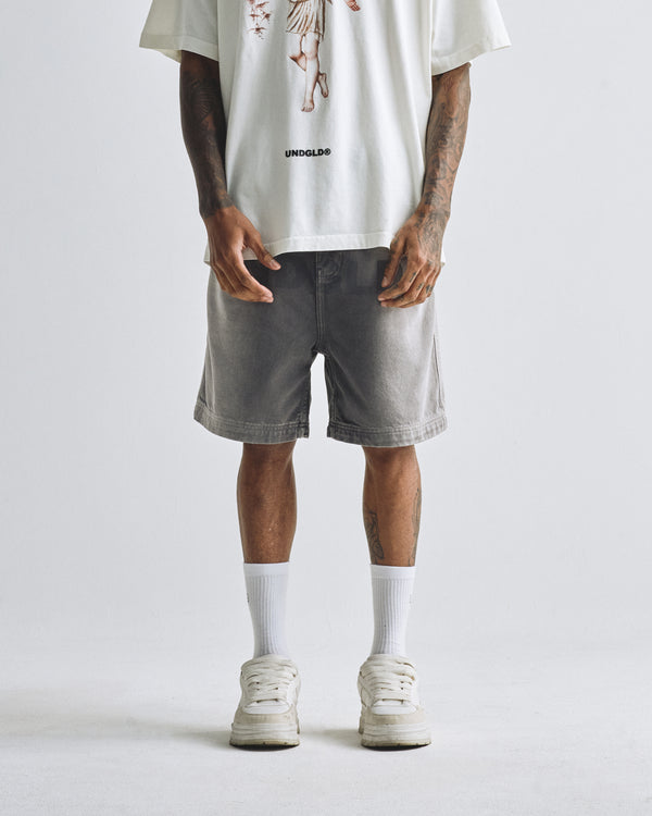 Beyond Basic Bermuda Shorts Smoked Gray