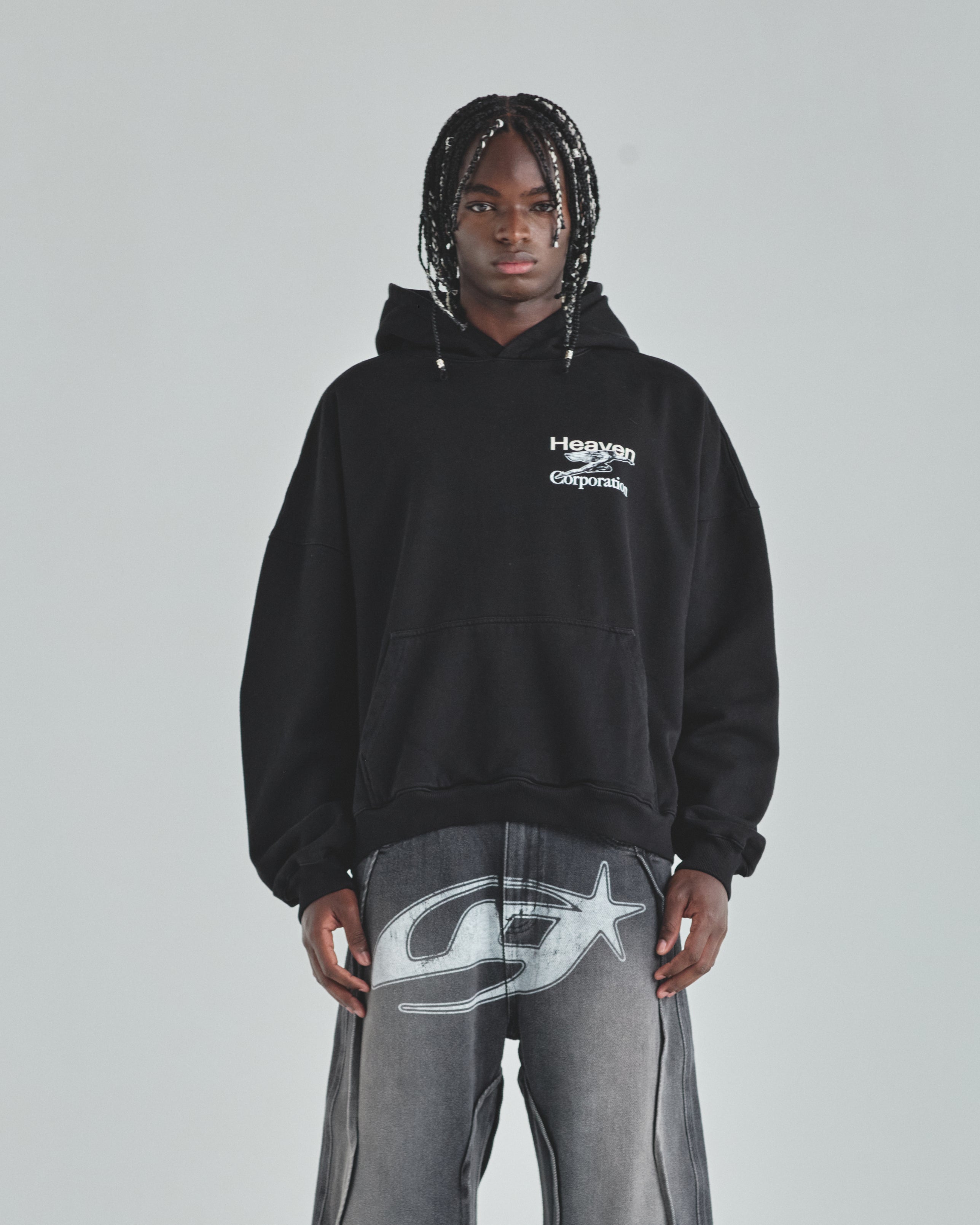 Act 1 Heaven Corp Hoodie Black