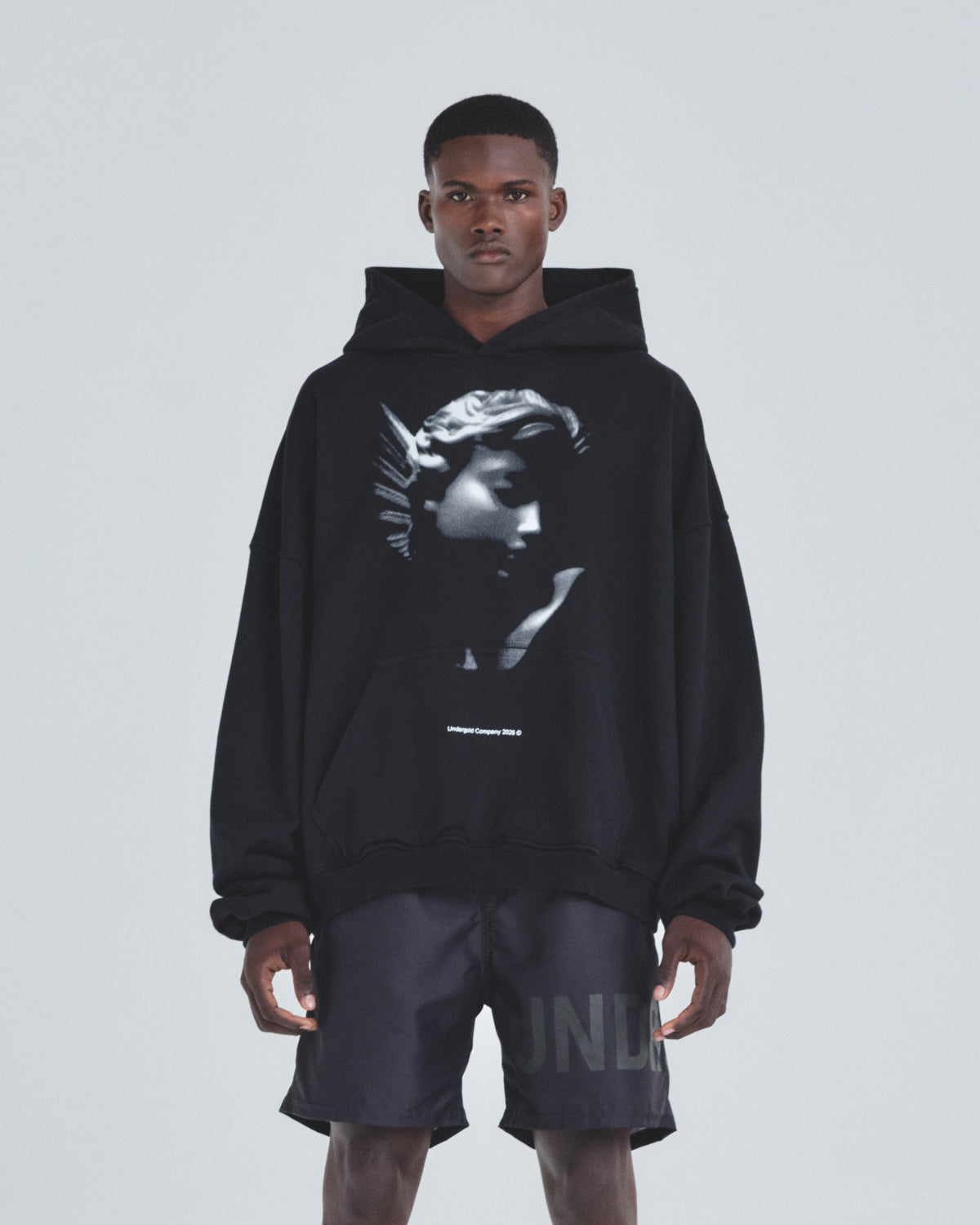 Holy State Angel Hoodie Black