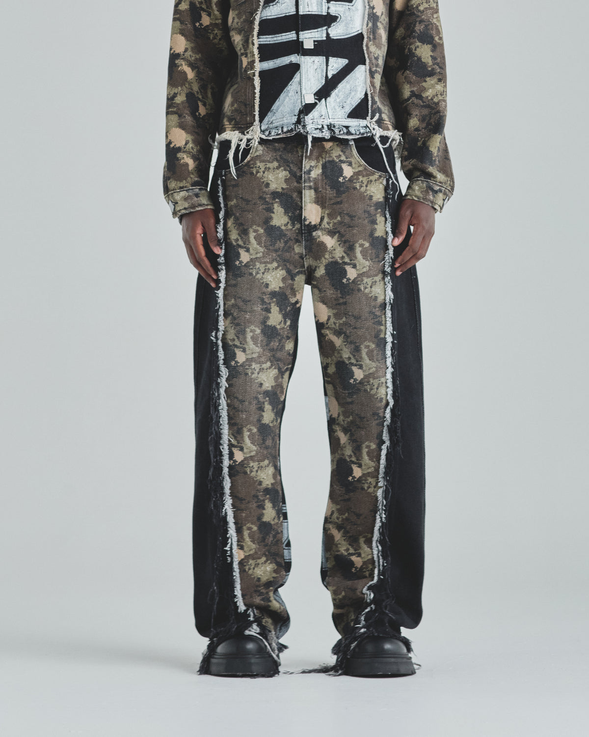 Act 1 Racer Double Wide Jean Dark Cammo