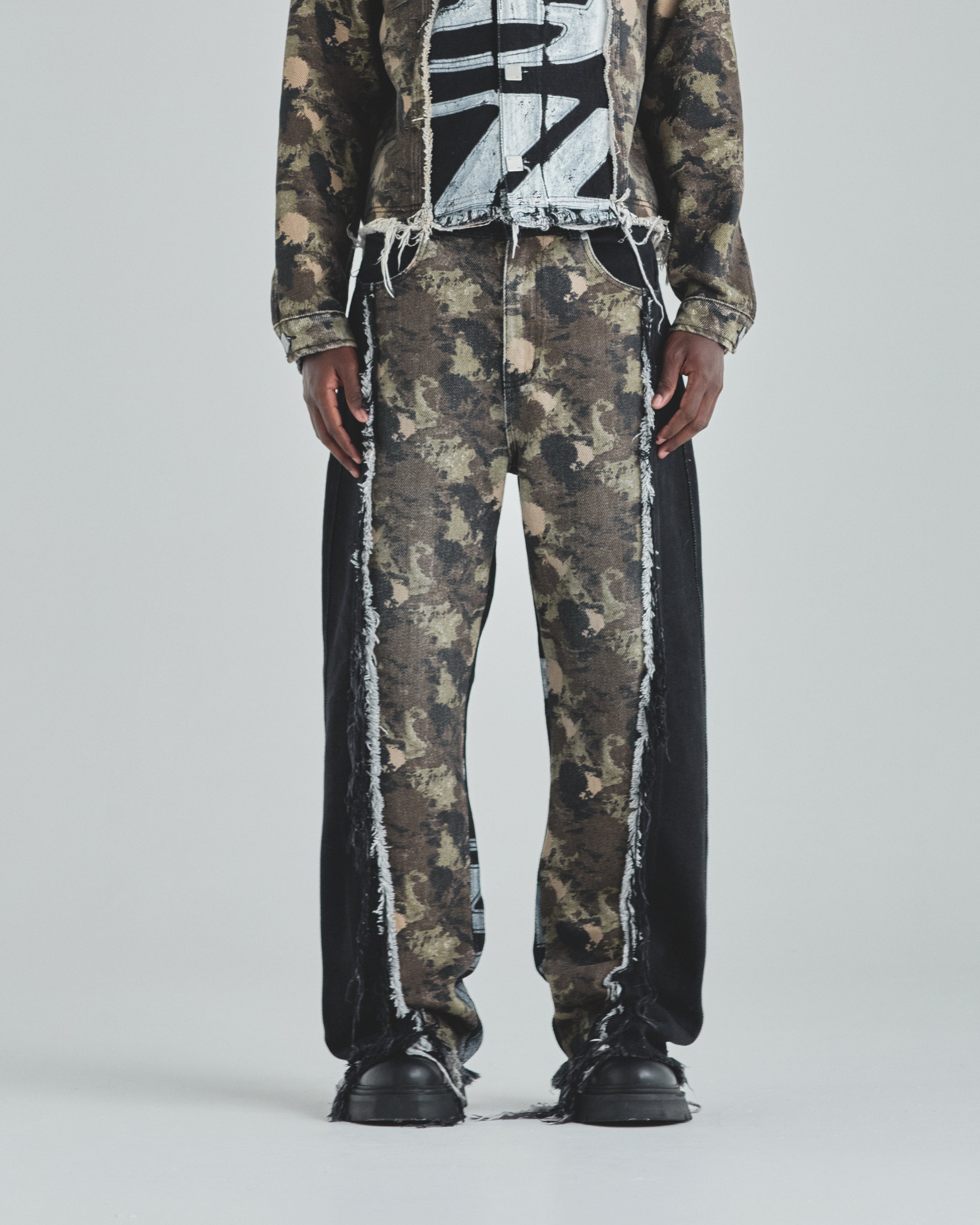 Act 1 Racer Double Wide Jean Dark Cammo