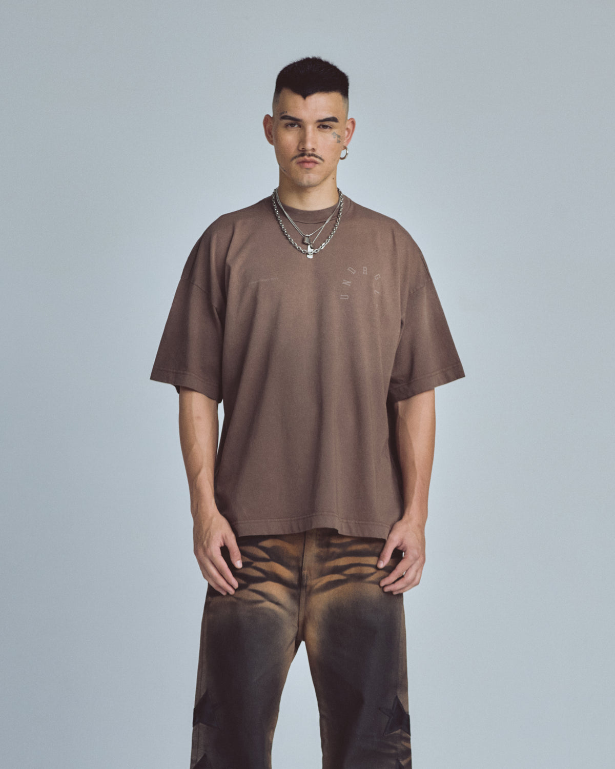 Stardust Basic Tshirt Vintage Brown