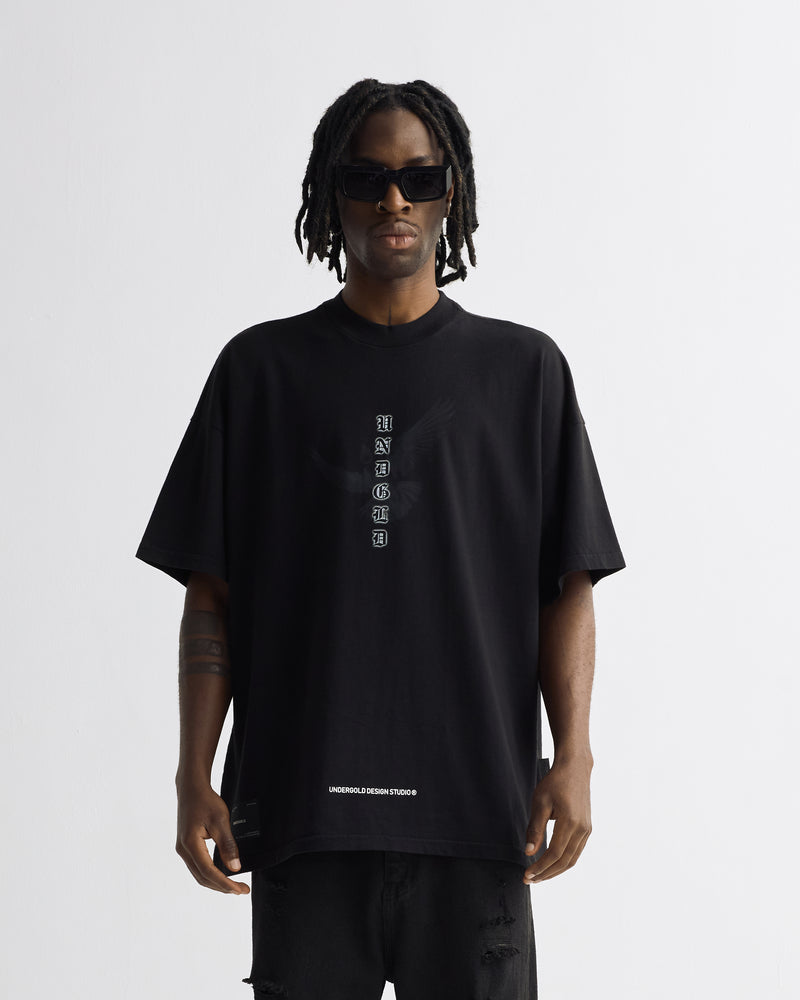 Symphony Pigeon Saint Tshirt Black