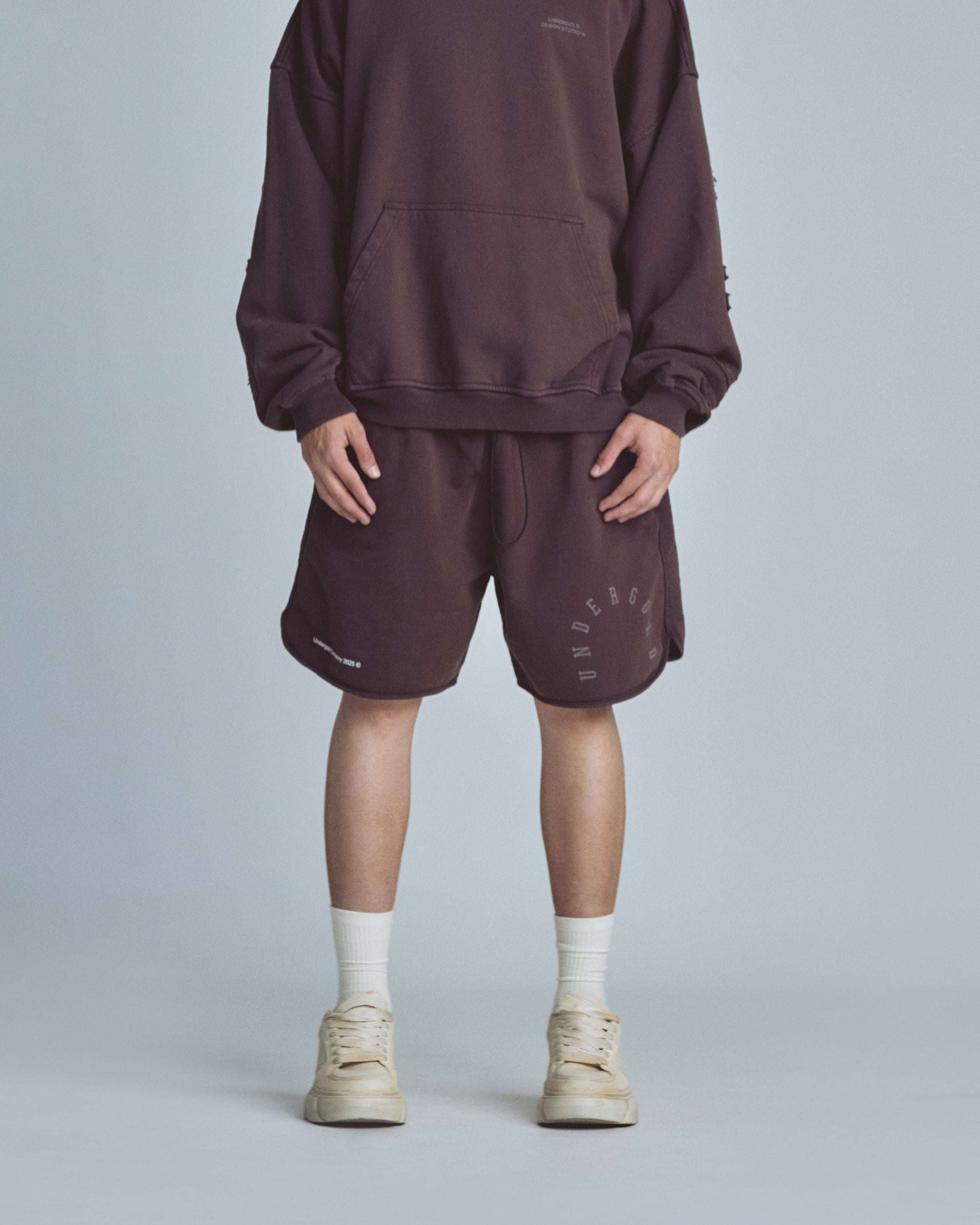 Stardust Basic Biased Shorts Brown