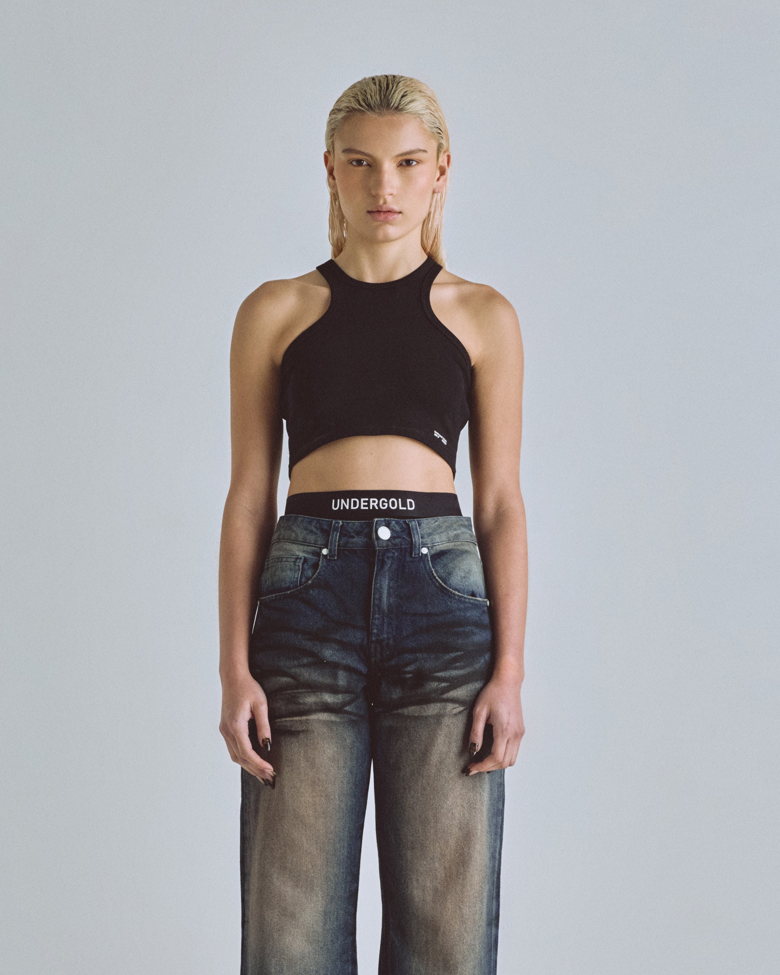W Basics Undergold Studio Tank Top Black