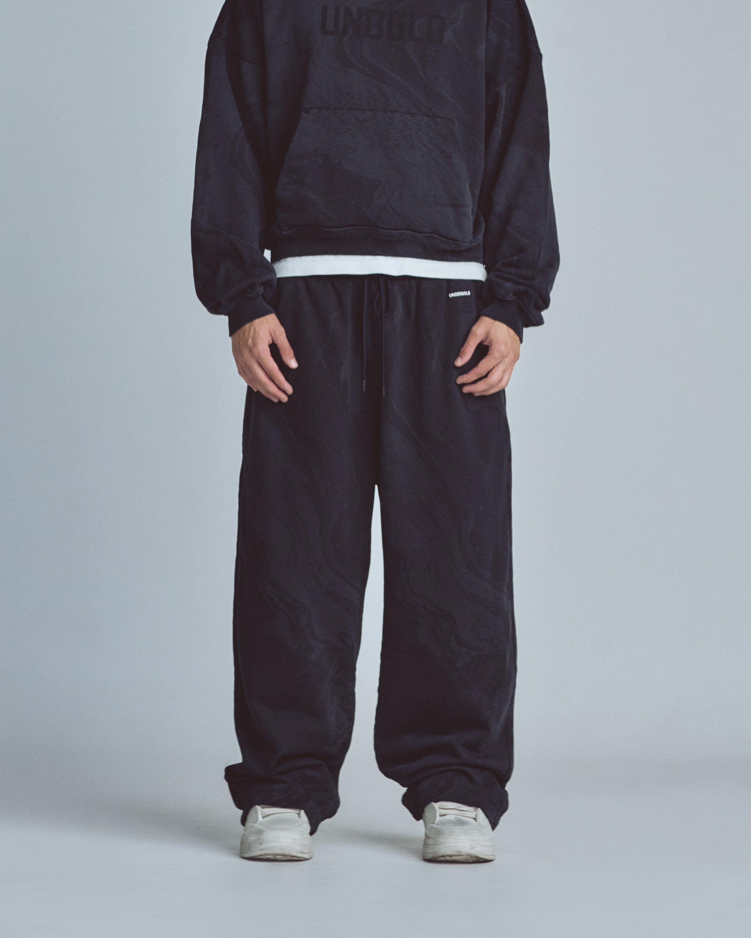 Basics UNDGLD Straight Pants Oiled Black