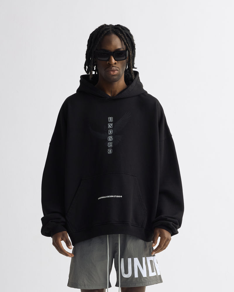 Symphony Pigeon Saint Hoodie Black