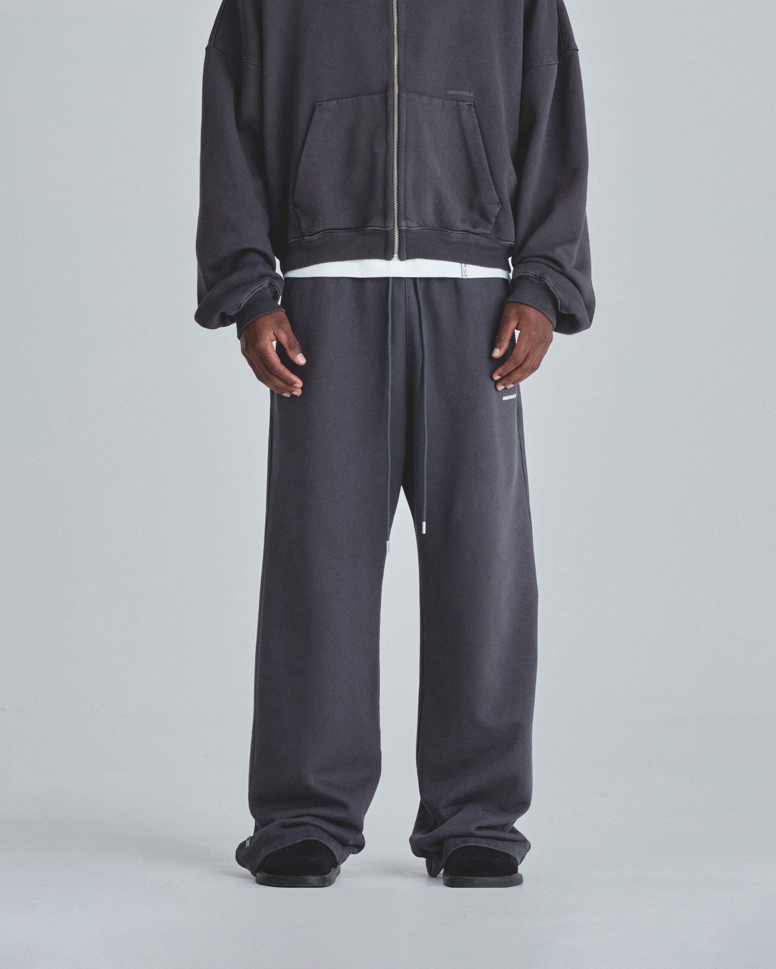 Line Basic Straightpants Dark Gray