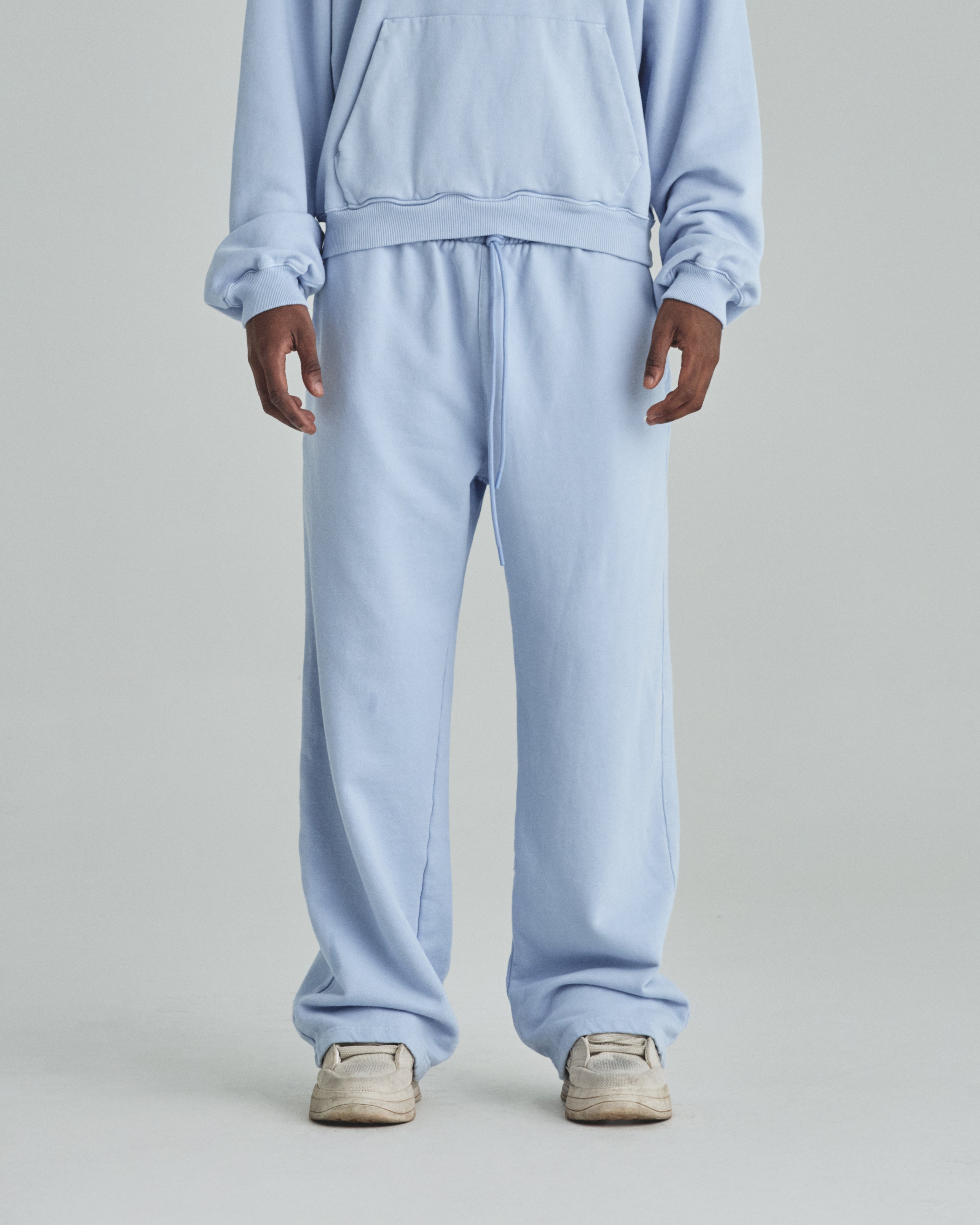 Basics Undergold Straight Pants Light Blue