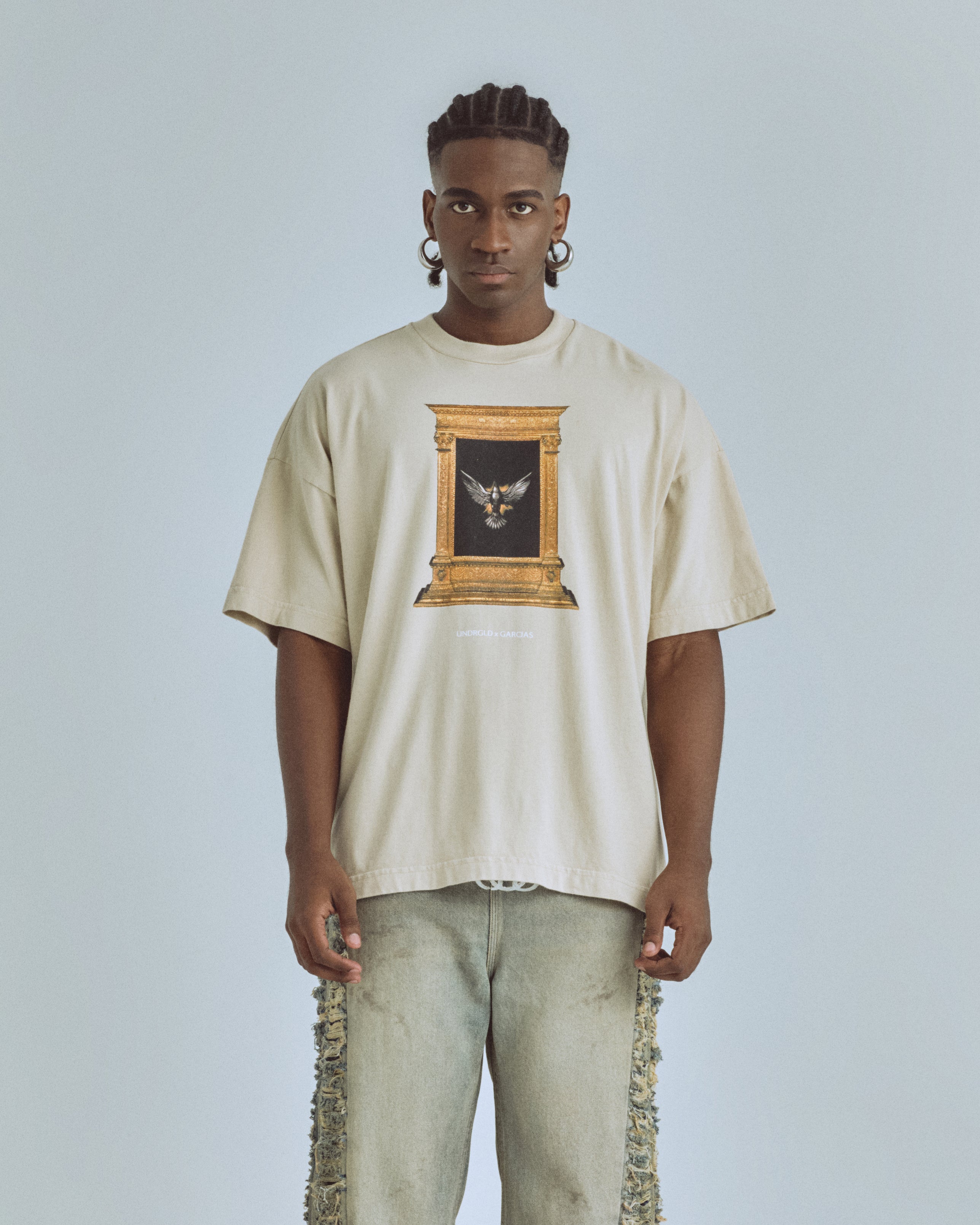 Santa Unión Holy Ghost Tshirt Cream