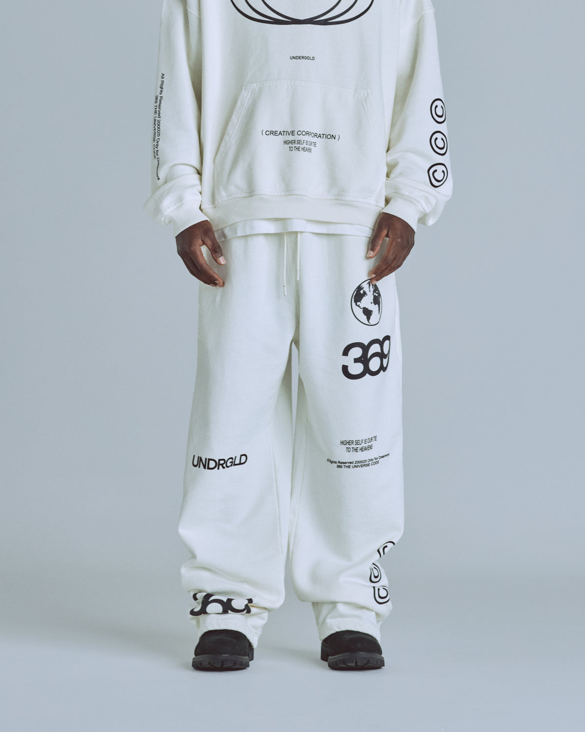 Golden Heritage Basic Straight Pants White