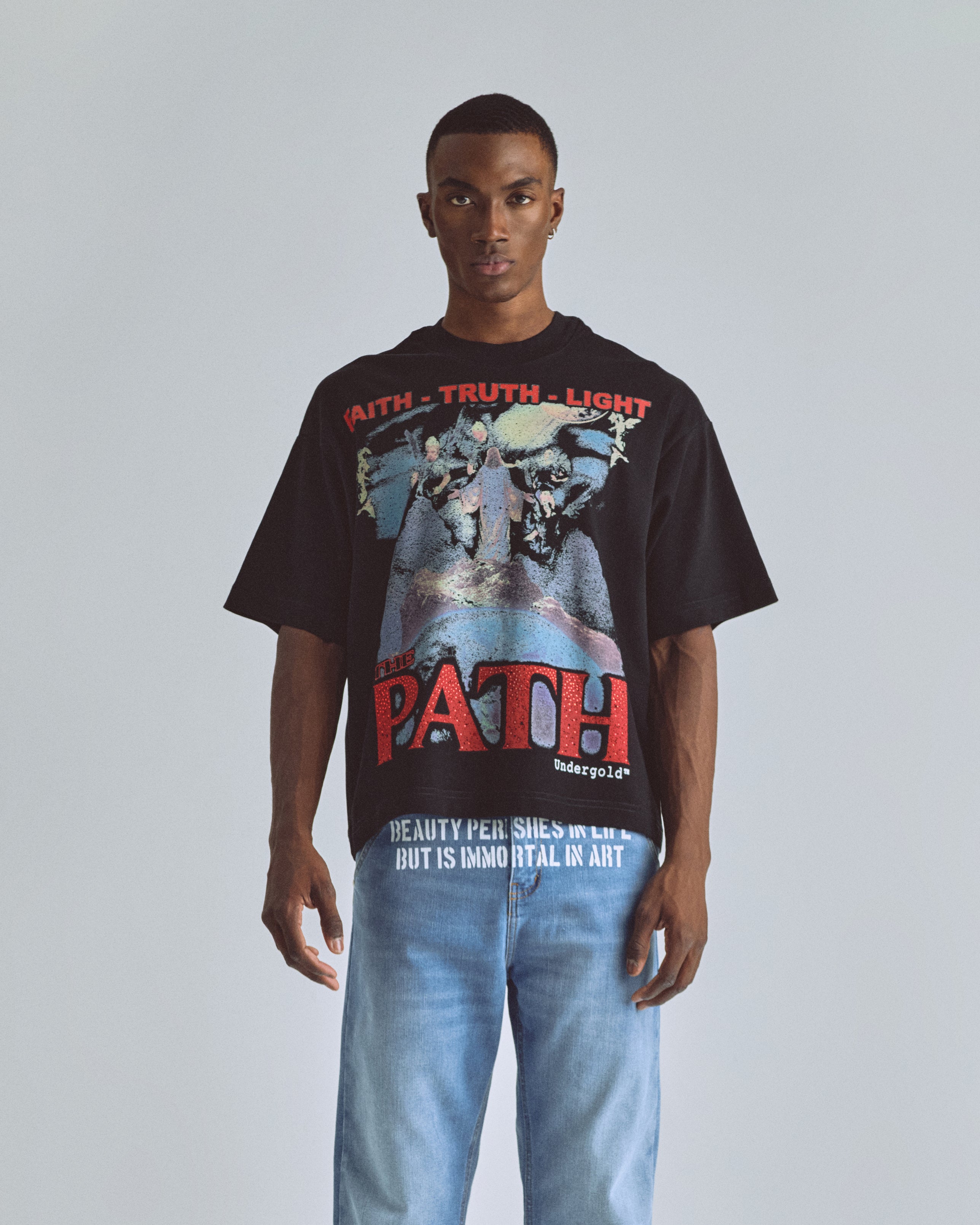 The Path Summit Boxy Fit T-shirt Black