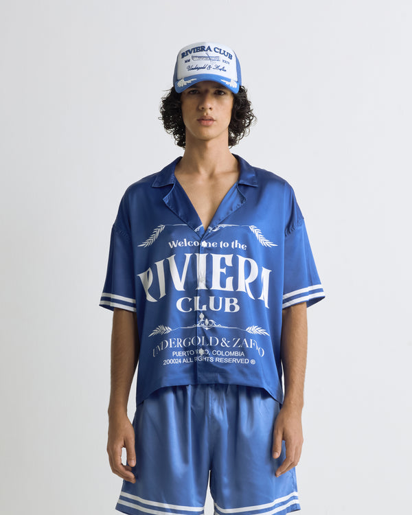 Riviera Club Short Sleeve Shirt Blue