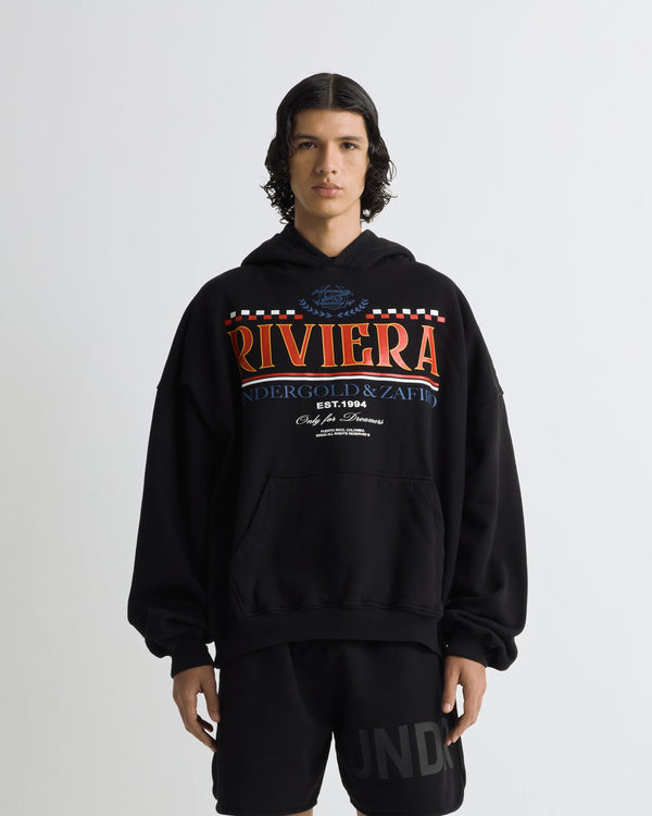 Riviera Racer Hoodie Black