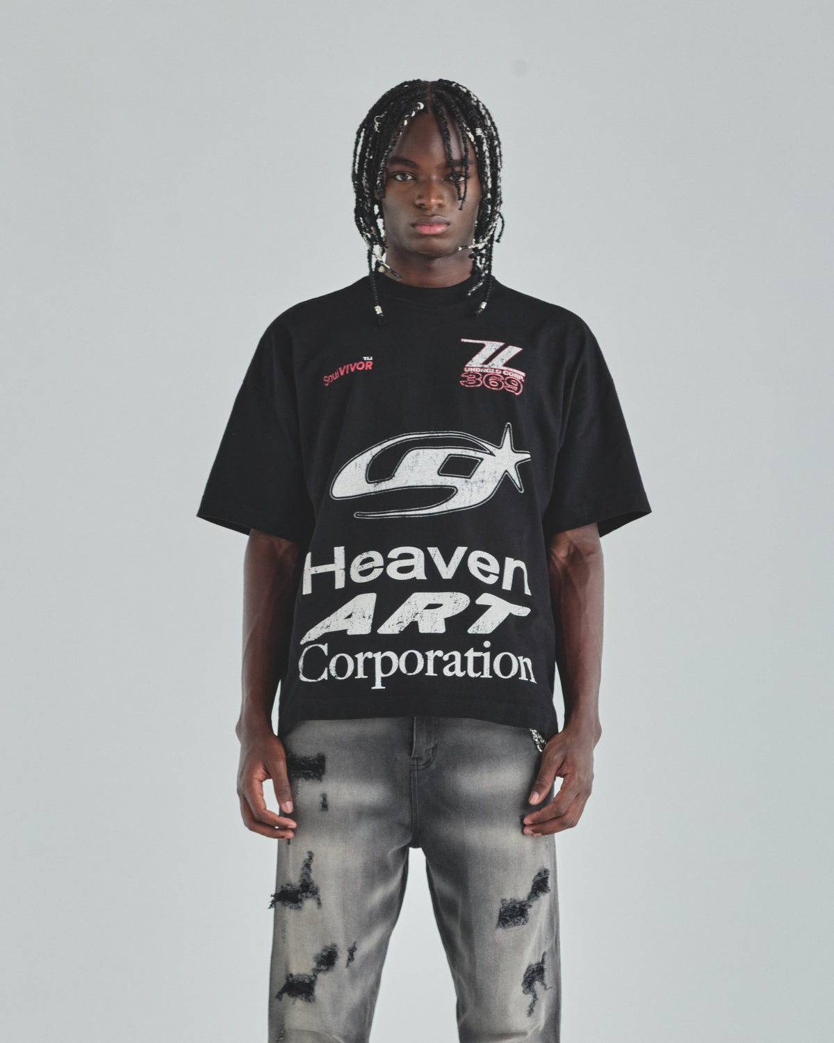 Act 1 Racer Tshirt Black