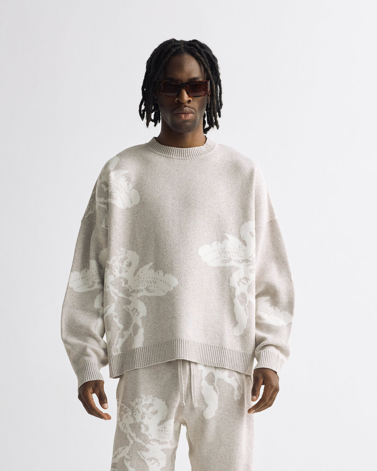 Basics Cherubs Knit Crewneck Gray
