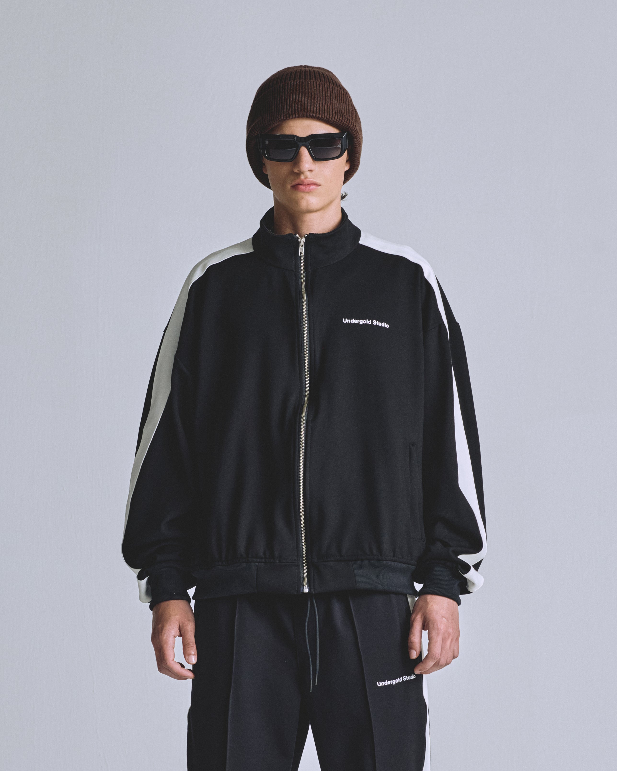 Basics Undergold Studio Tracksuit Jacket Black