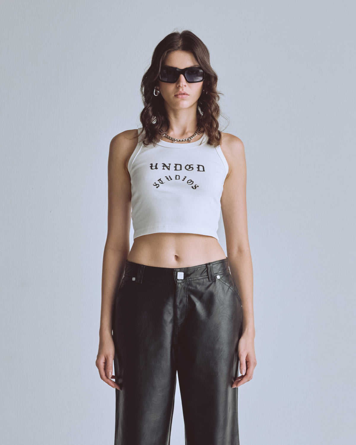 W Capsule UNDGD STUDIOS Tank Top White