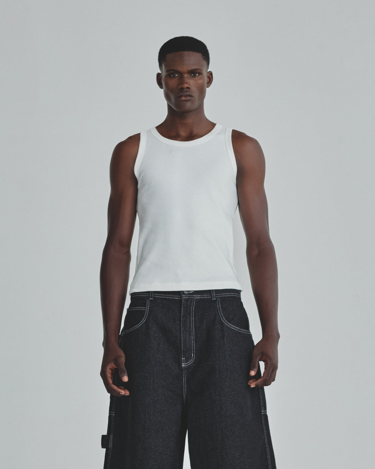 Line Undergold Studio Tank Top White