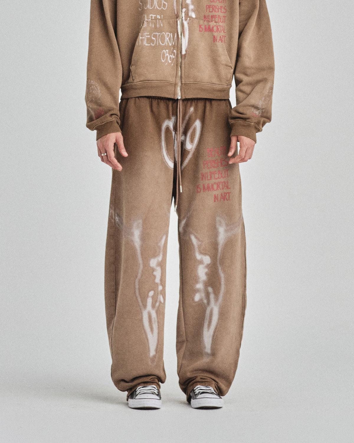 Pilgrimage Risen Straightpants Washed Brown