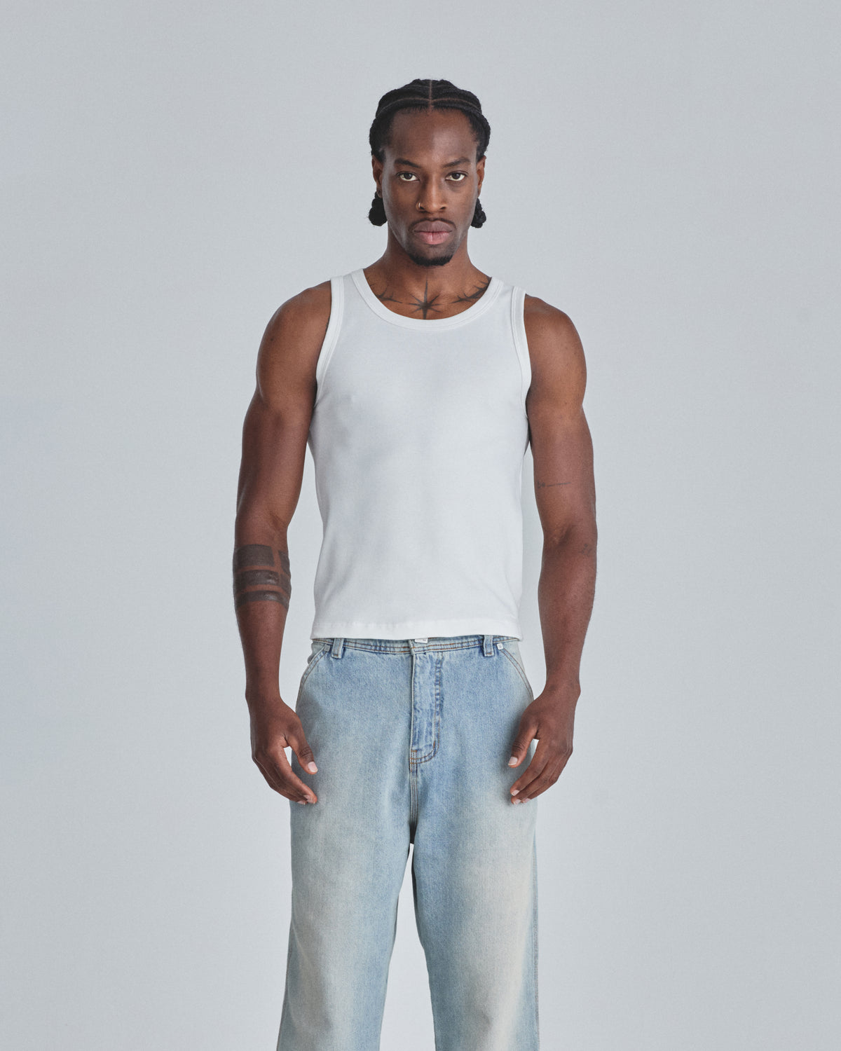 Line Undergold Studio Tank Top White