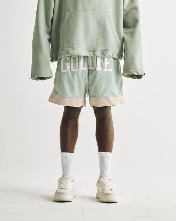 Dreamers Goldie Basketball Mesh Shorts Green