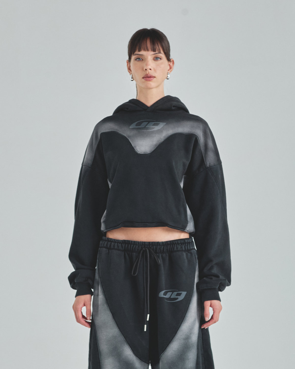 W Act 1 UG Boxy Fit Hoodie Sandblast Black