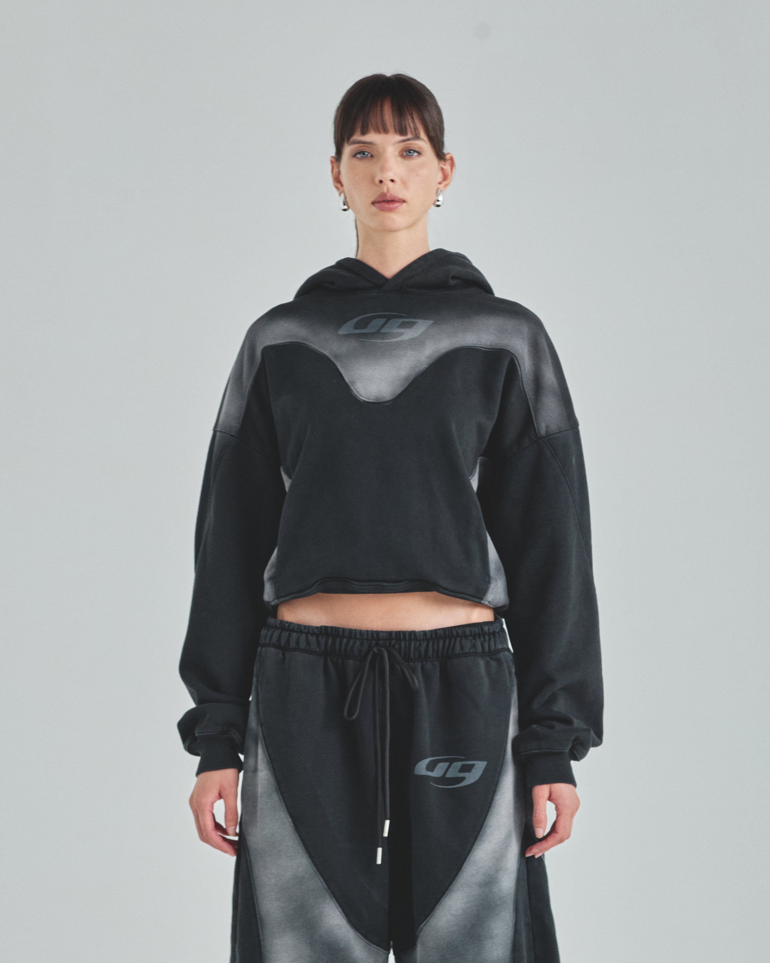 W Act 1 UG Boxy Fit Hoodie Sandblast Black