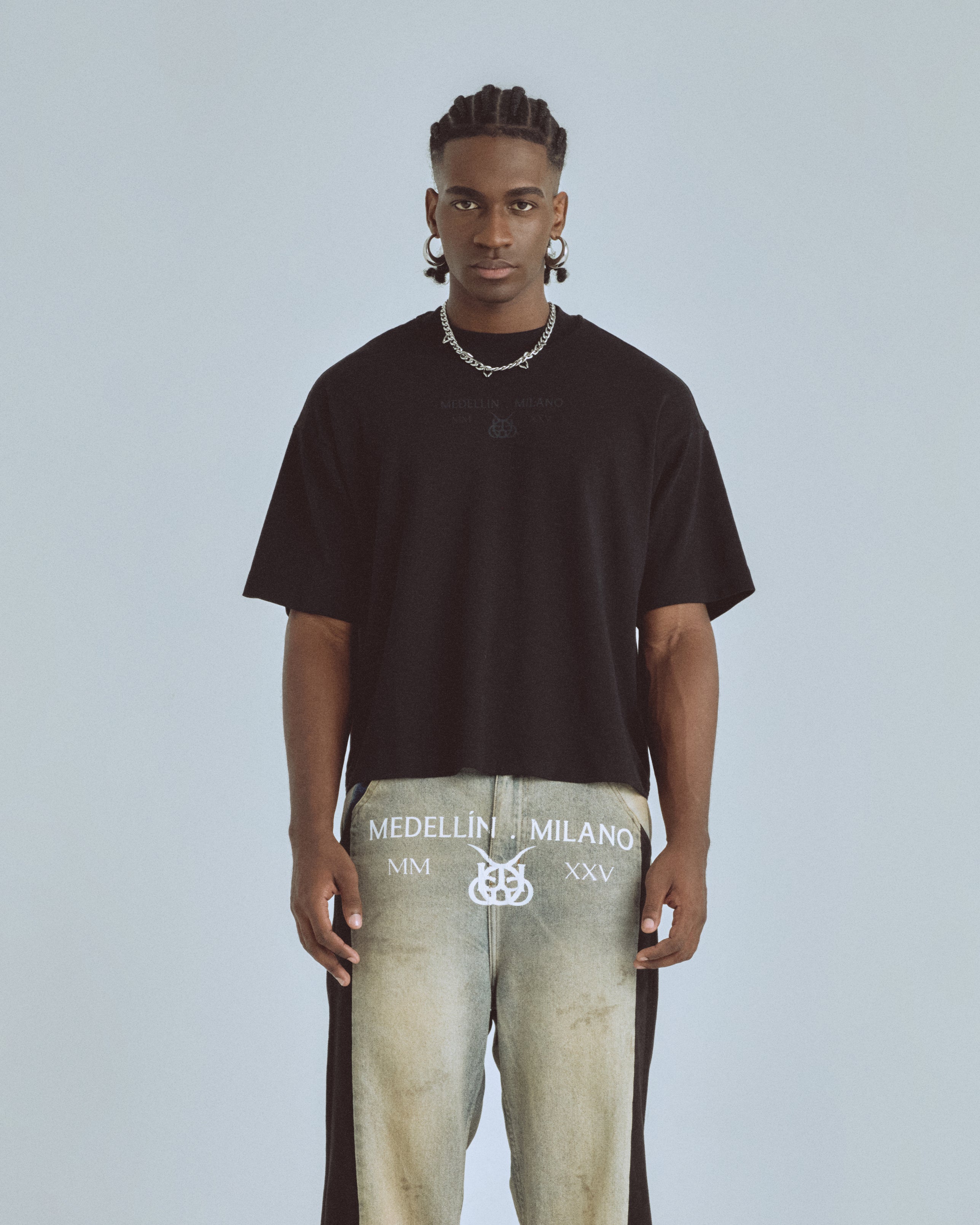 Santa Unión Basic Boxy Fit Tshirt Black