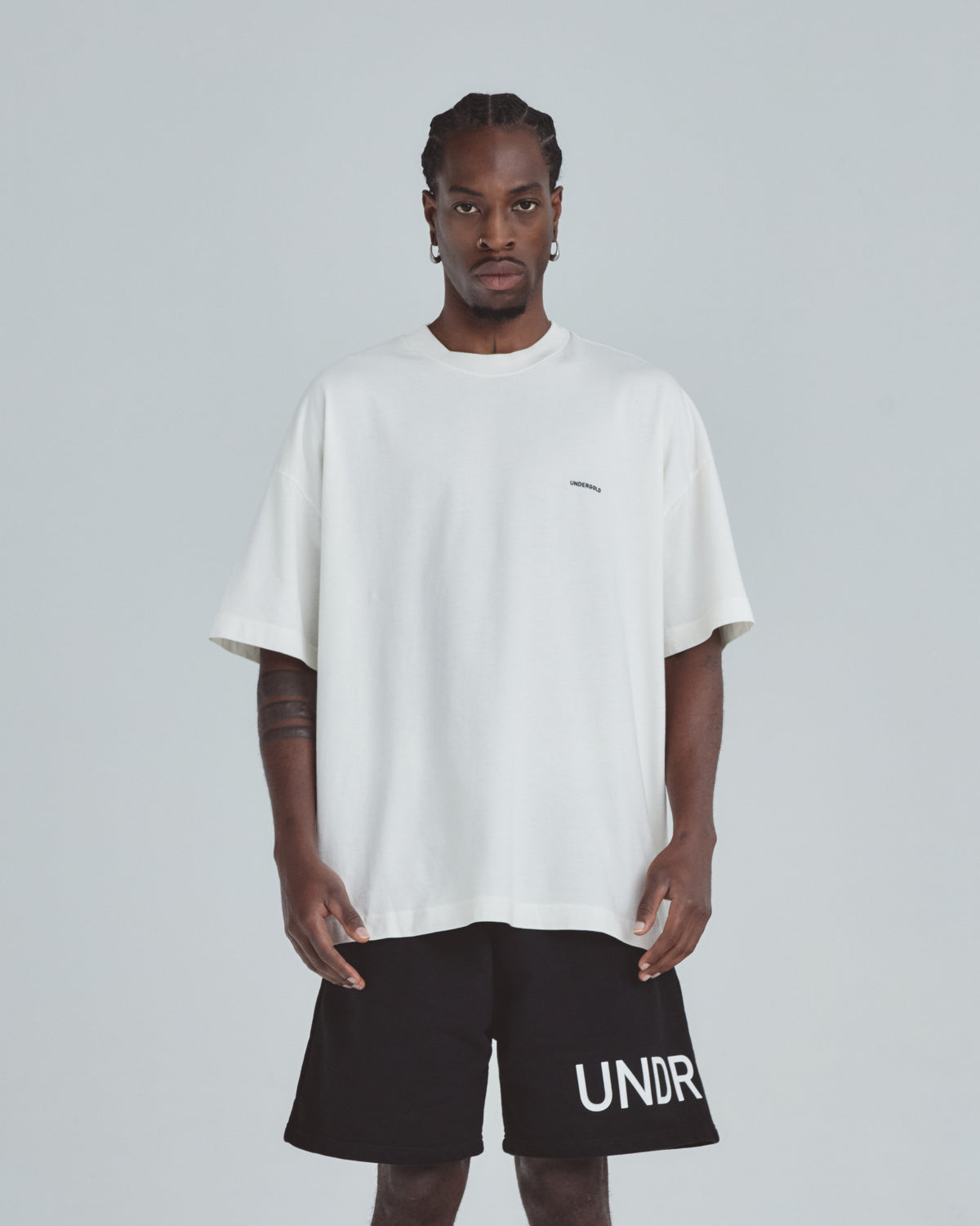 Line Basic Duotone Tshirt White