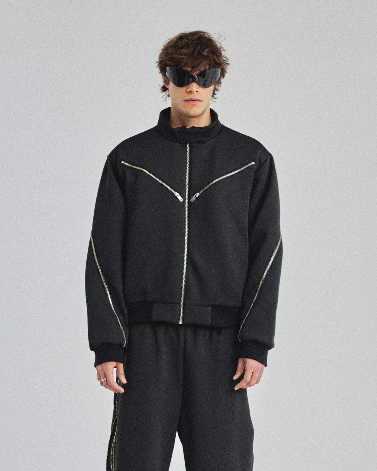 Basics UNDGLD Zipper Jacket Black