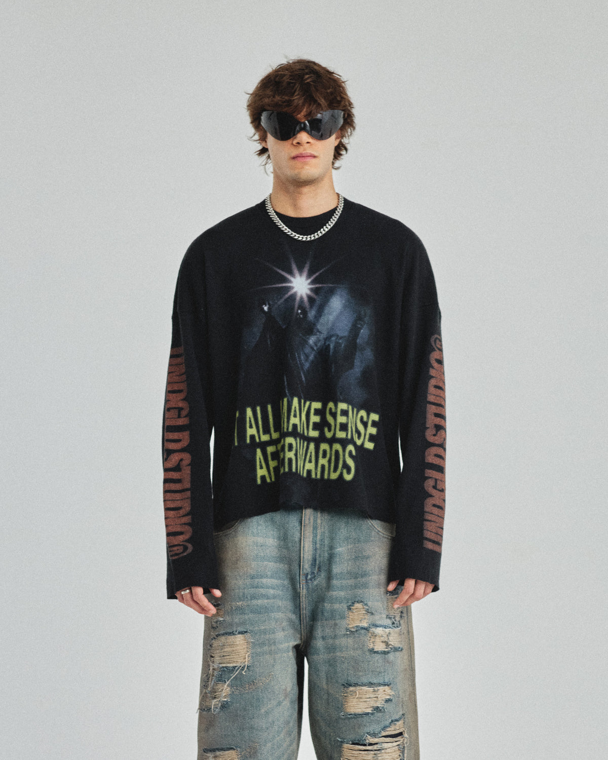 Pilgrimage Lightkeeper Long Sleeve Boxy Fit Tshirt Black