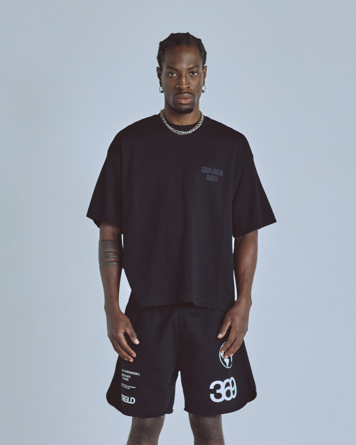 Golden Heritage Golden Boy Boxy Fit Tshirt Black