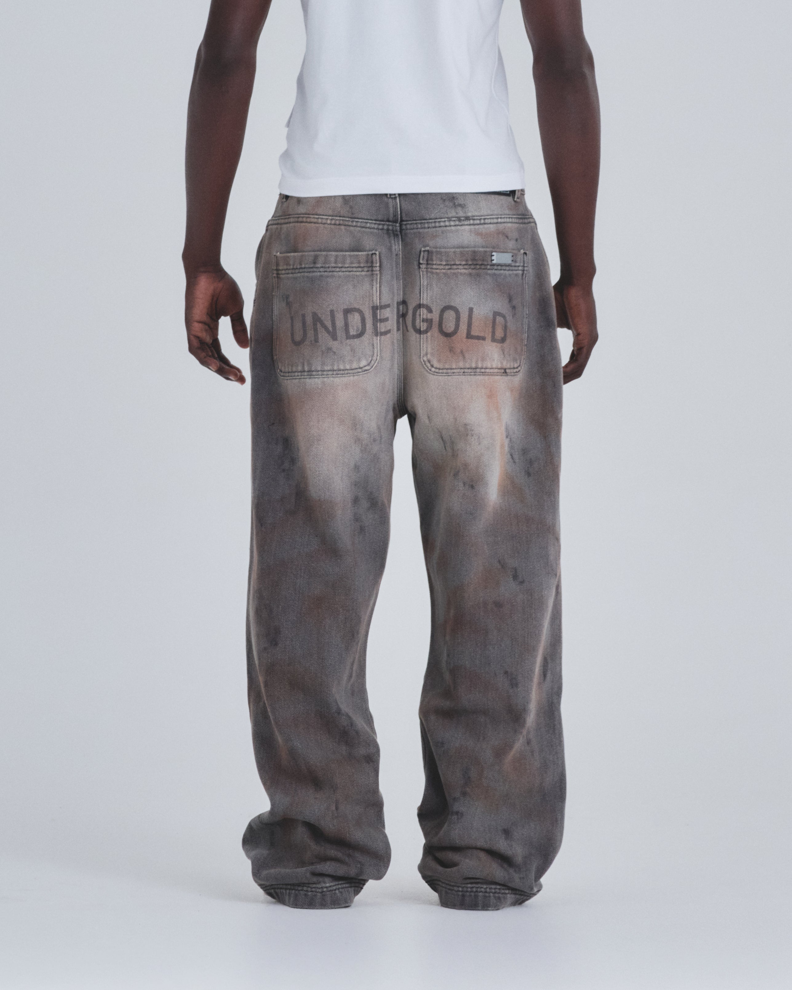 Holy State UNDGLD Wide Jeans Mechanic Gray