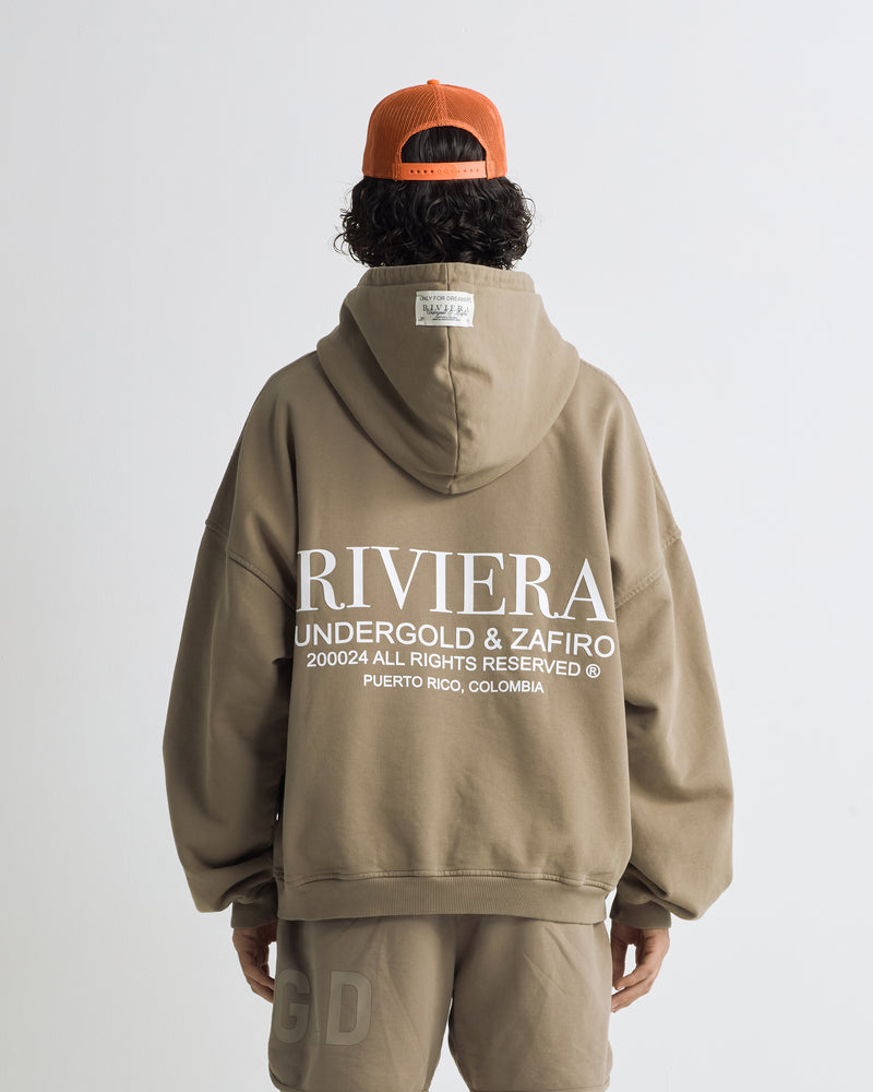 Riviera Fruit Angels Hoodie Brown