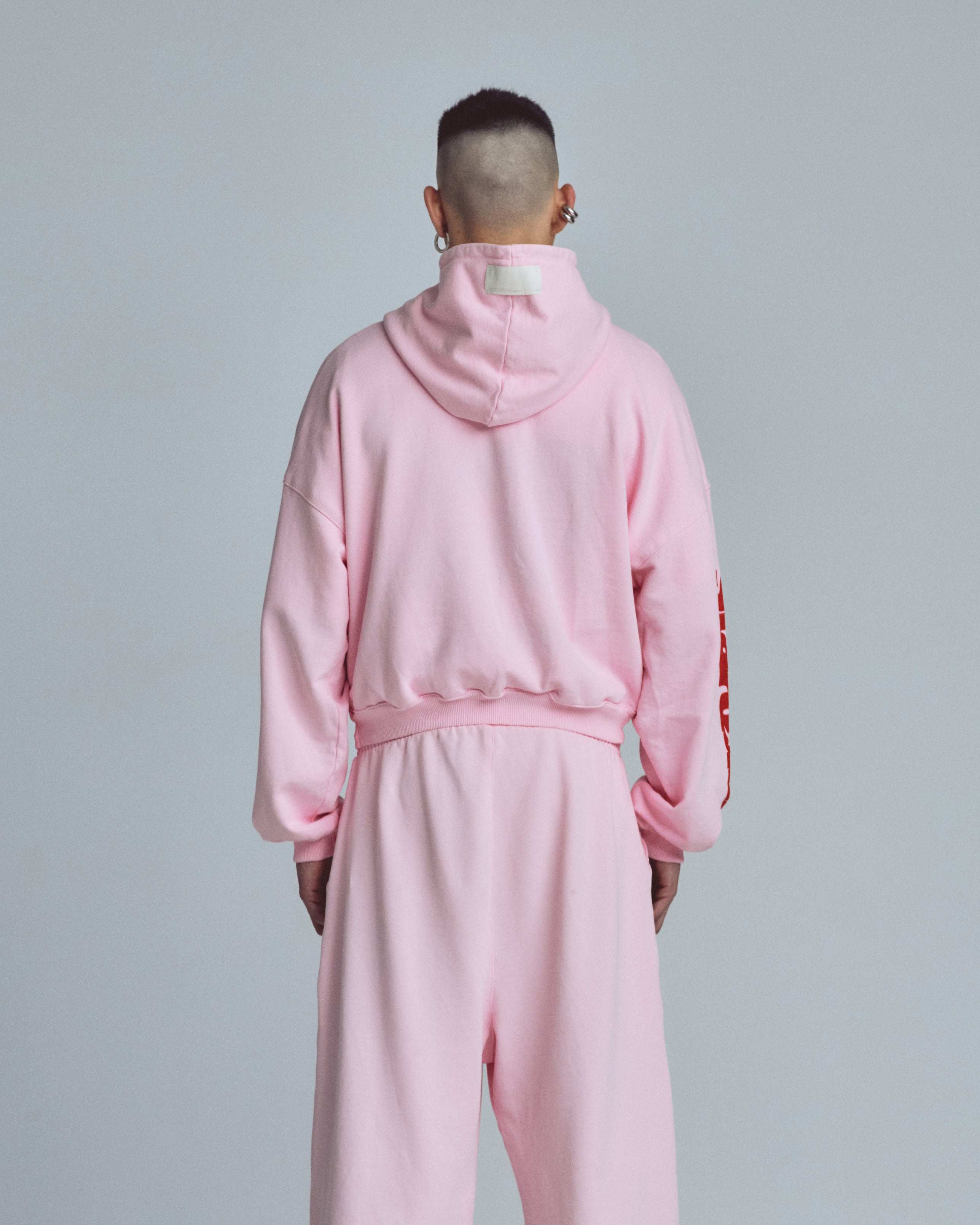 Stardust Symbol Boxy Fit Hoodie Pink