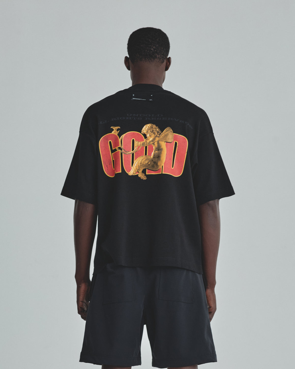 Revelation Gold Boxy Fit Tshirt Black