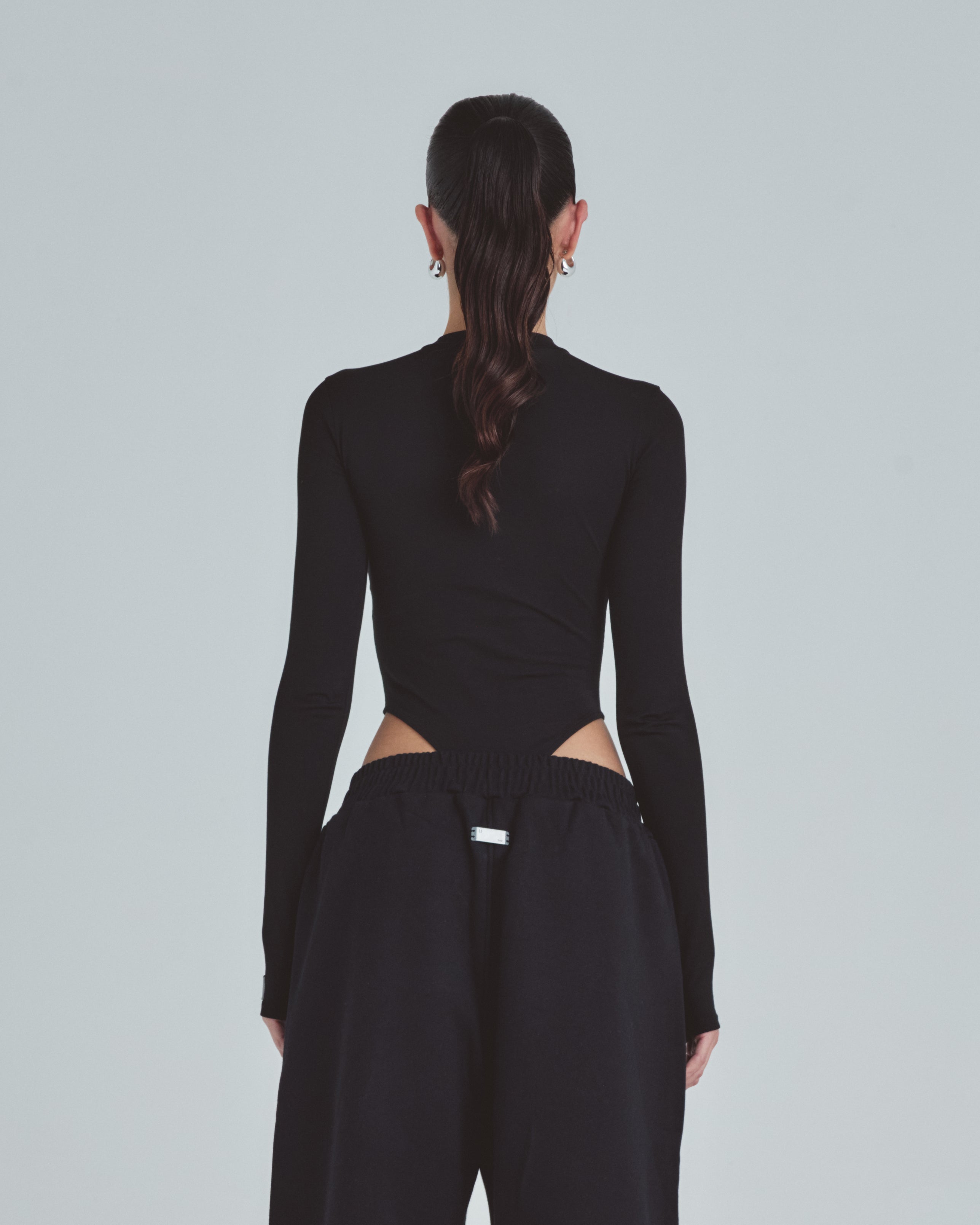 Line Undergold Studio Turtleneck Bodysuit Black