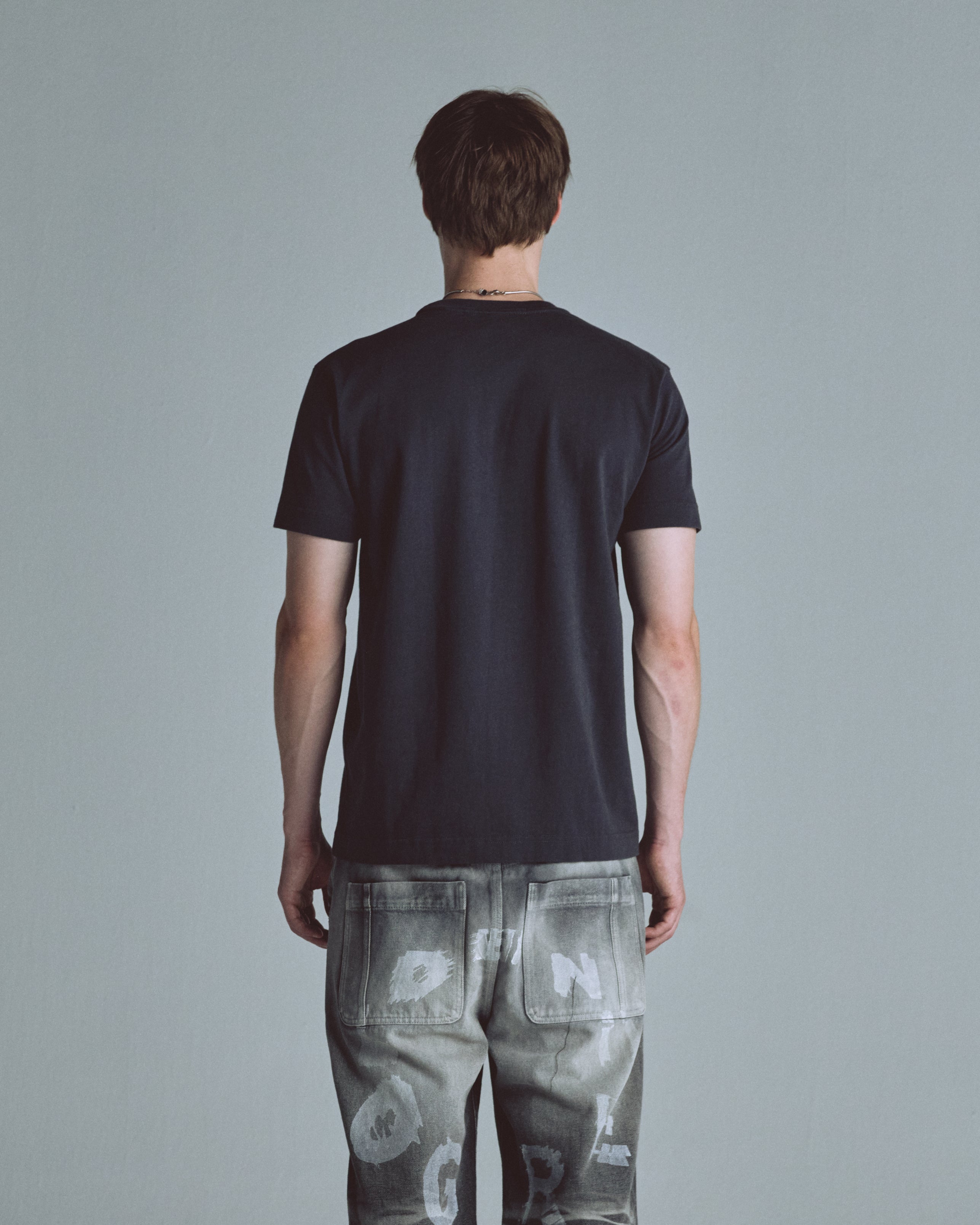 Basics Tiny Logo Regular Fit Tshirt Gray