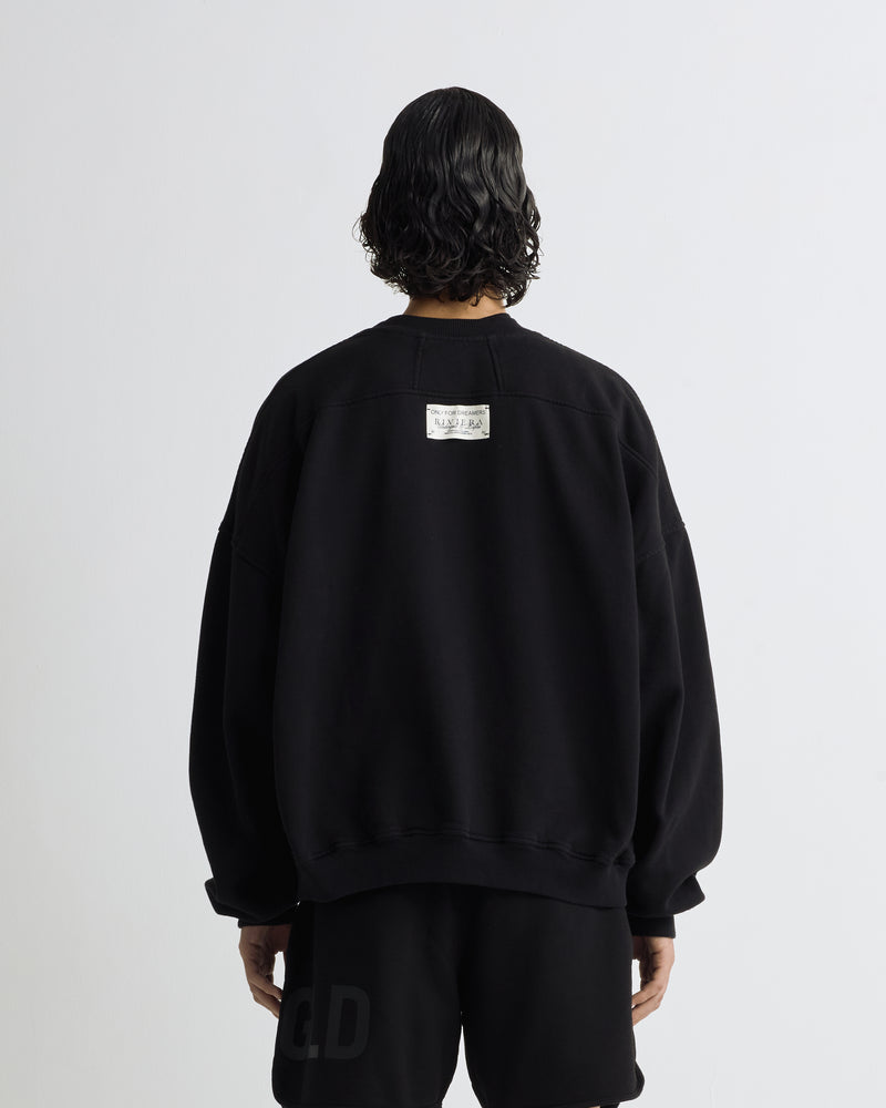 Riviera Rope Crewneck Black