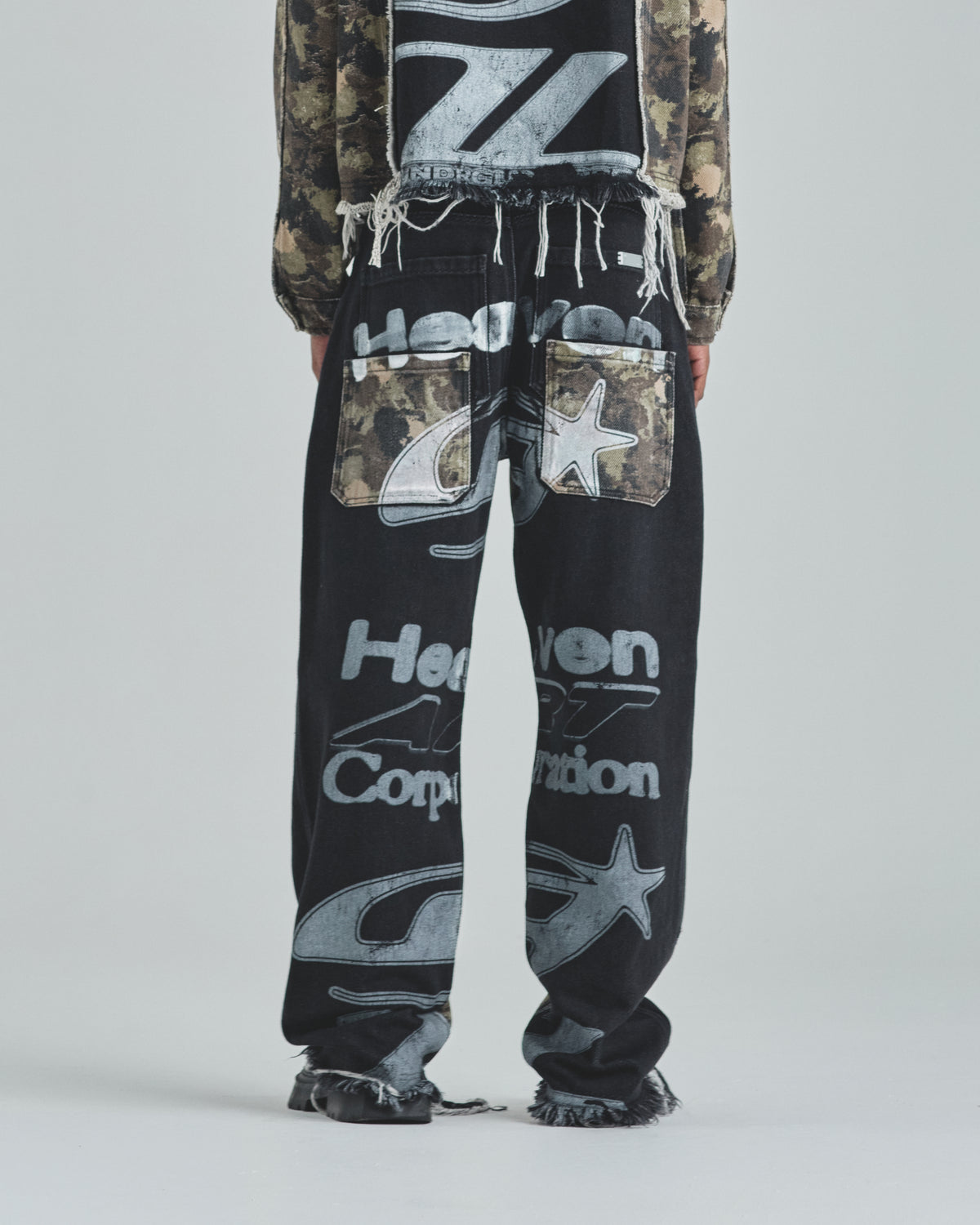 Act 1 Racer Double Wide Jean Dark Cammo