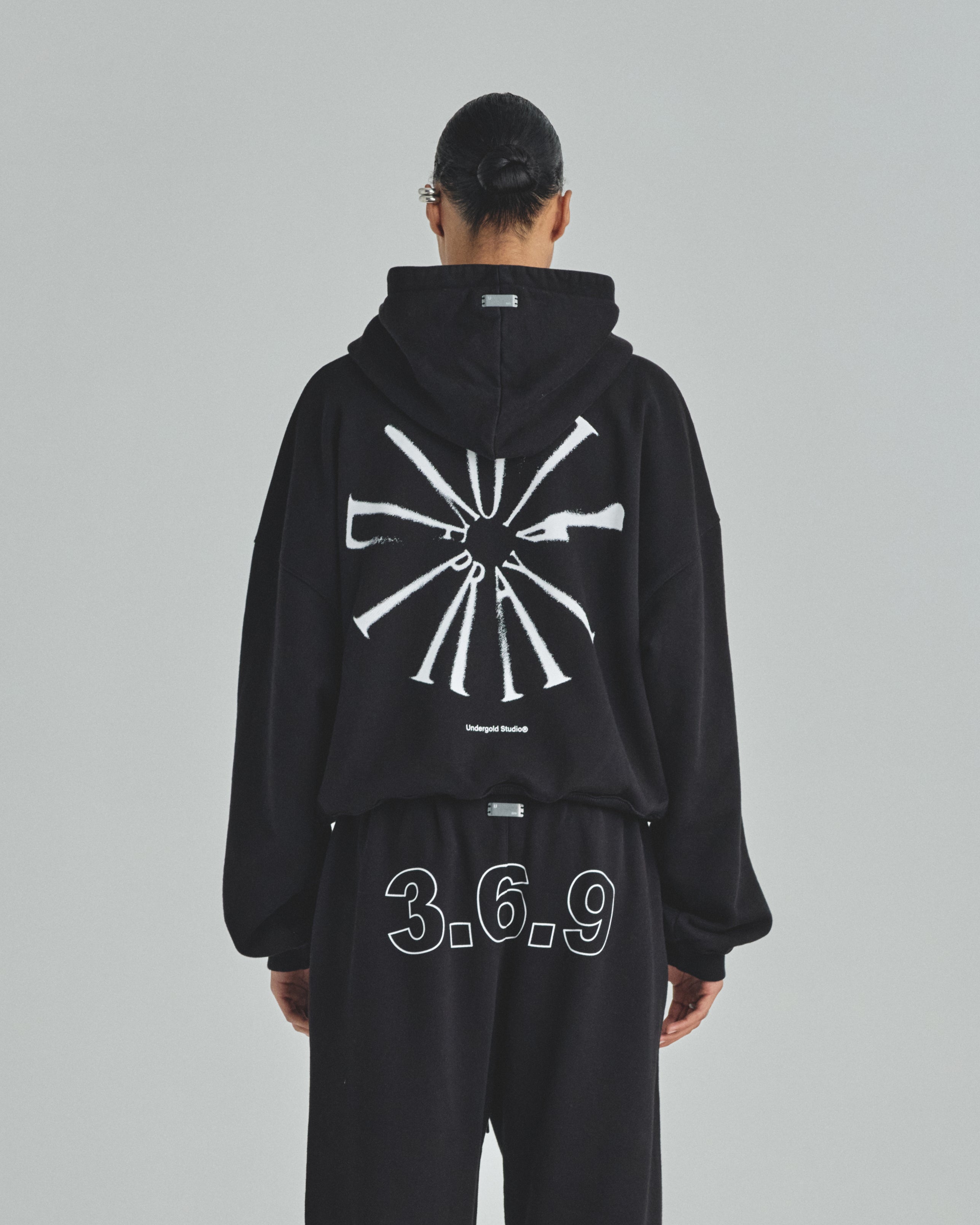 Spring Pray 4 Love Boxy Fit Hoodie Black