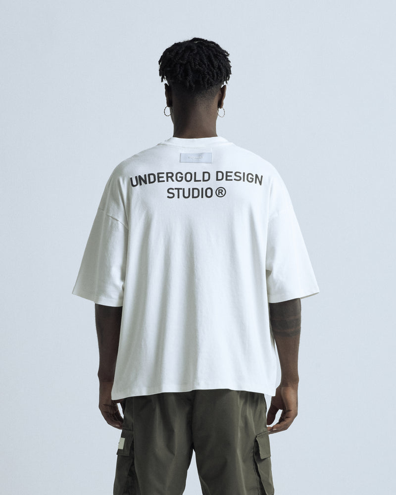 Basics Undergold Design Studio Boxy T-shirt White