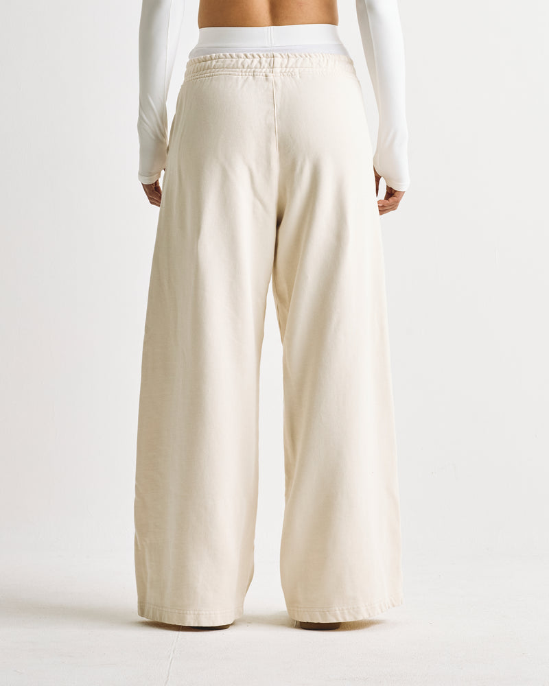 W Basics Wide Straightpants V2 Cream